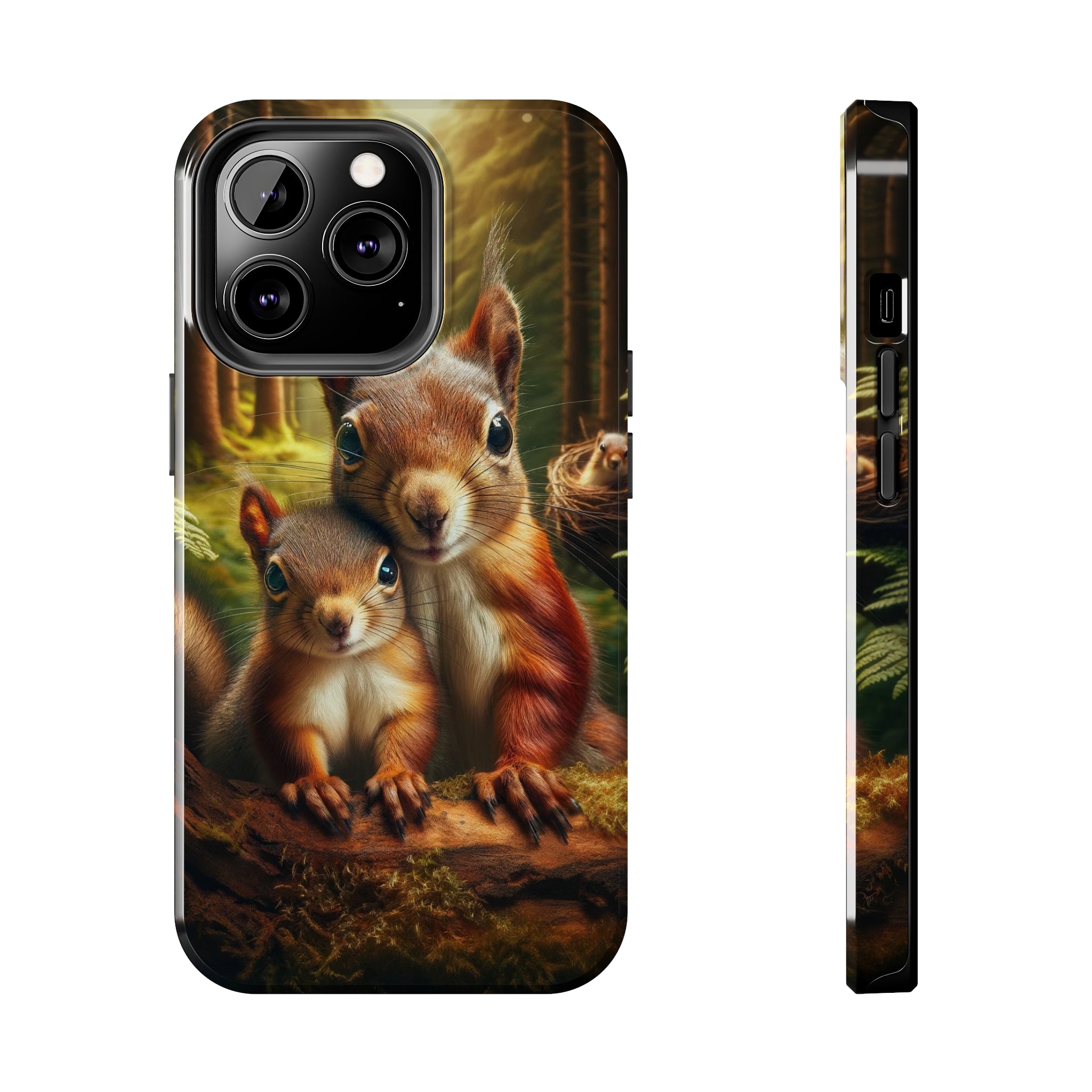 Two squirrels - Tough Phone Case