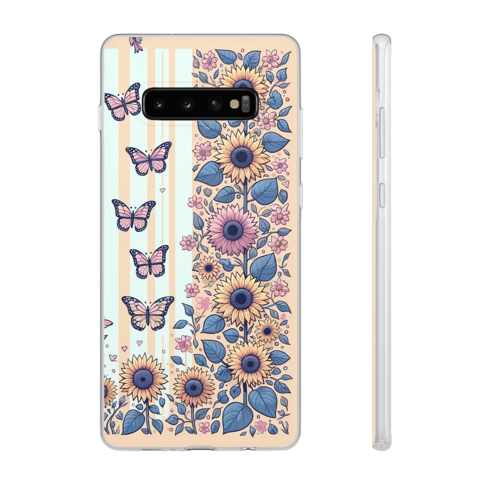 Sunflowers and butterflies - Flexi Case (Samsung only)