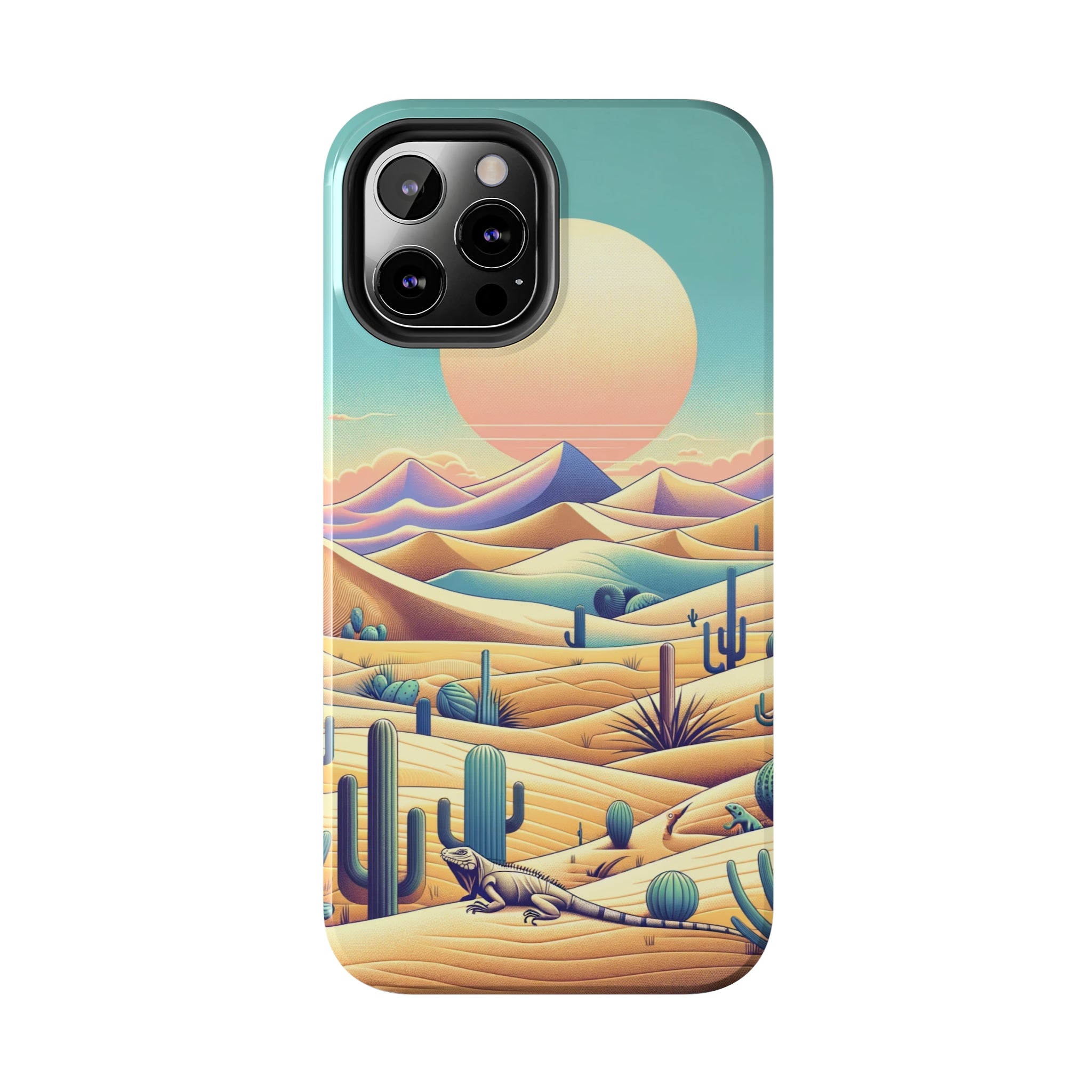 Iguana in the desert 2 - Tough Phone Case