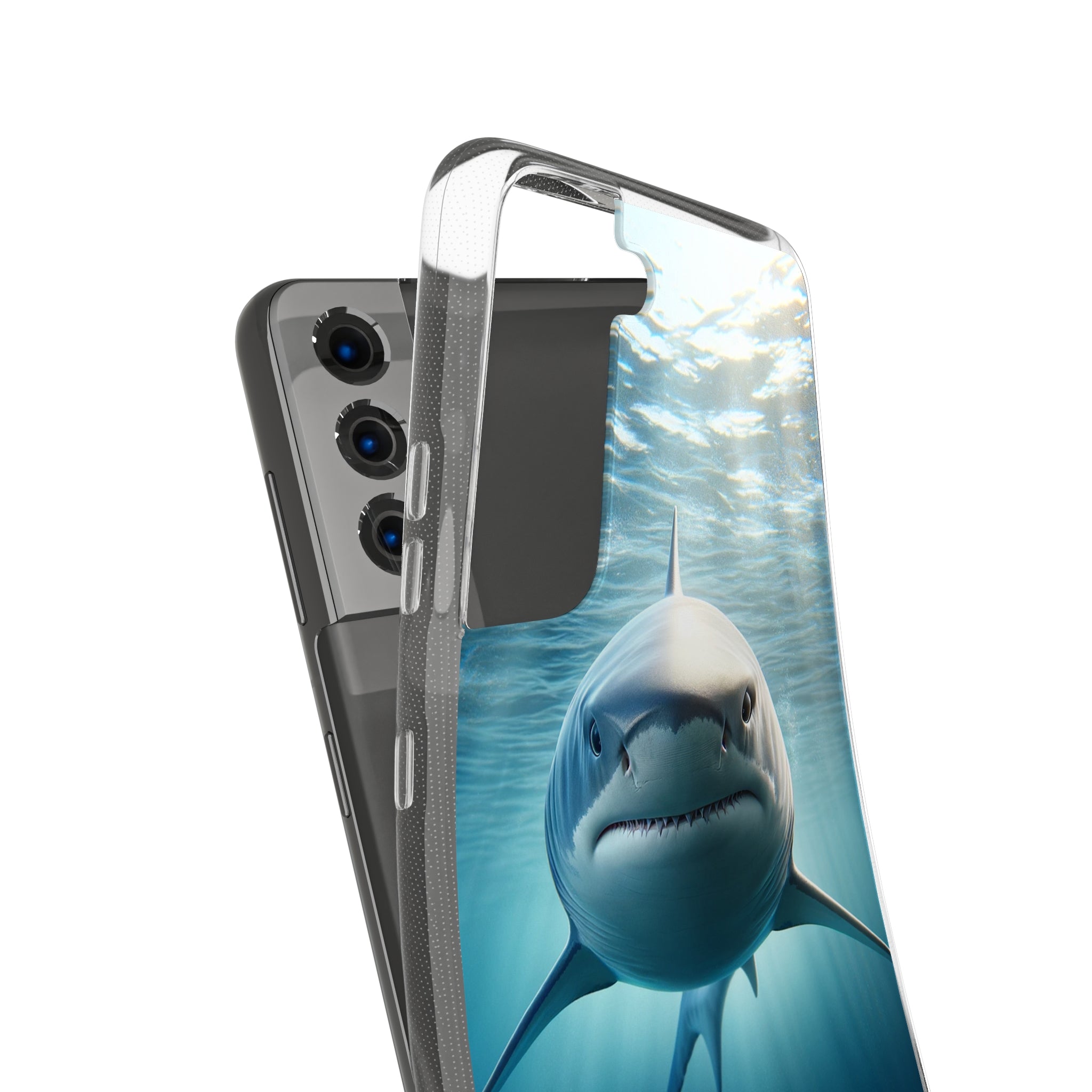 Curious Shark - Soft Phone Case