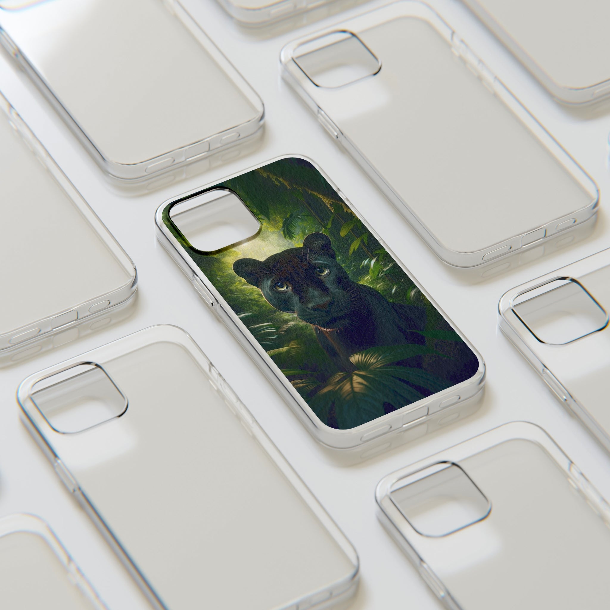 Curious Panther - Soft Phone Case