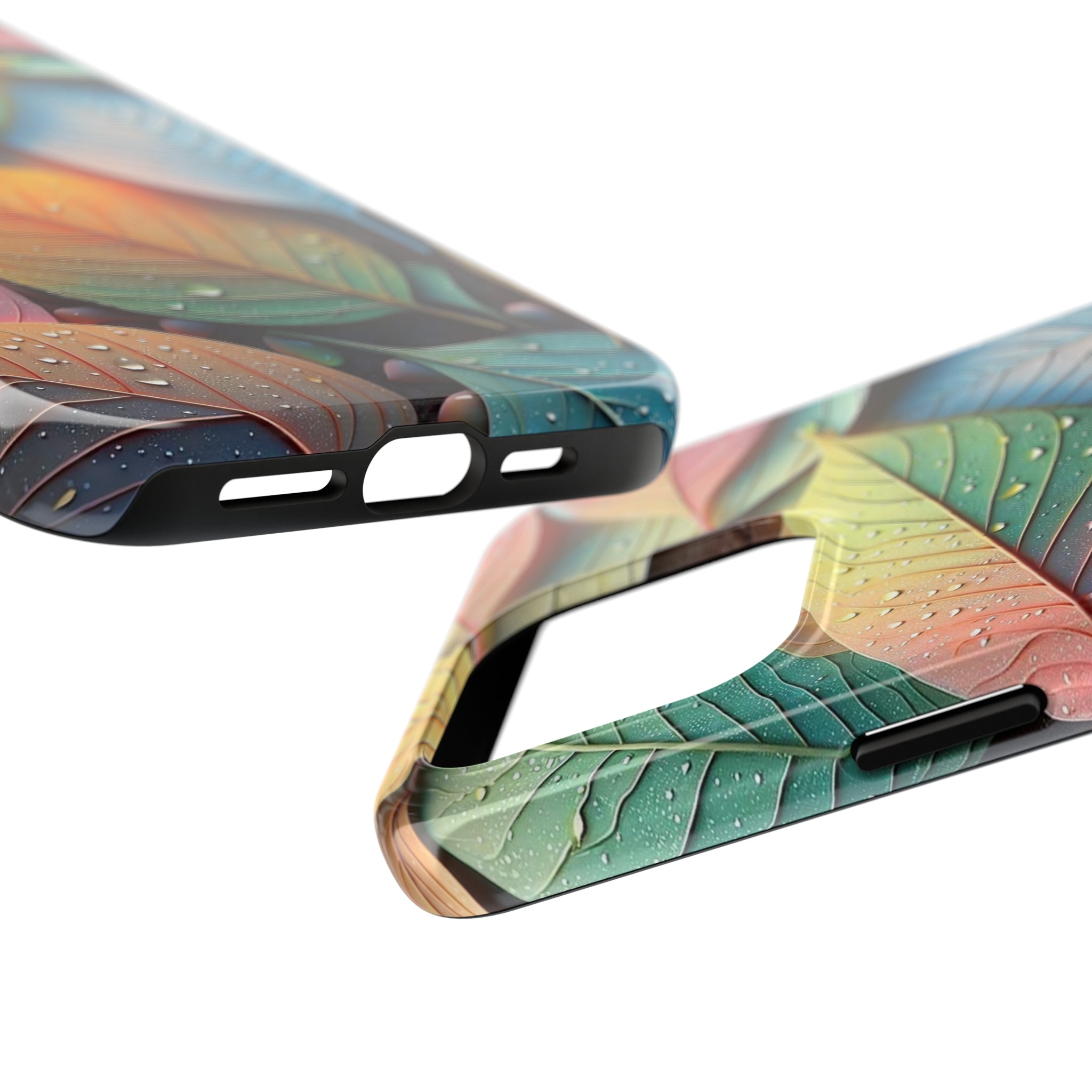 Pastel coloured leaves - Tough Phone Case