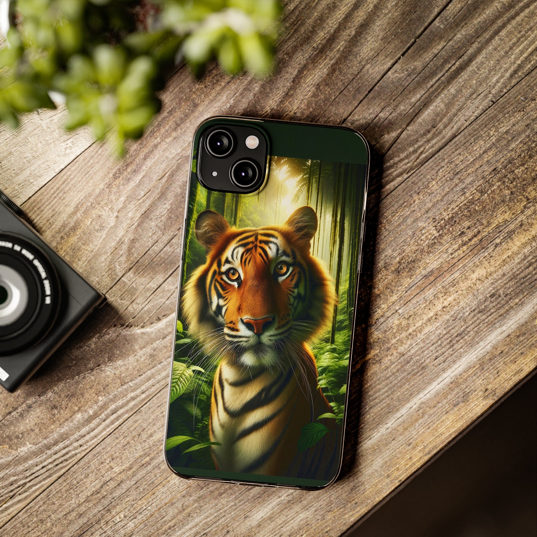 Curious Tiger - Soft Phone Cases