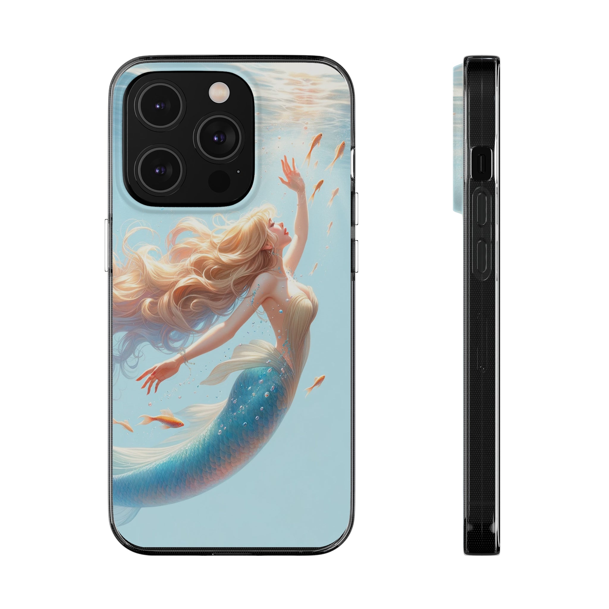 Blond Mermaid - Soft Phone Case