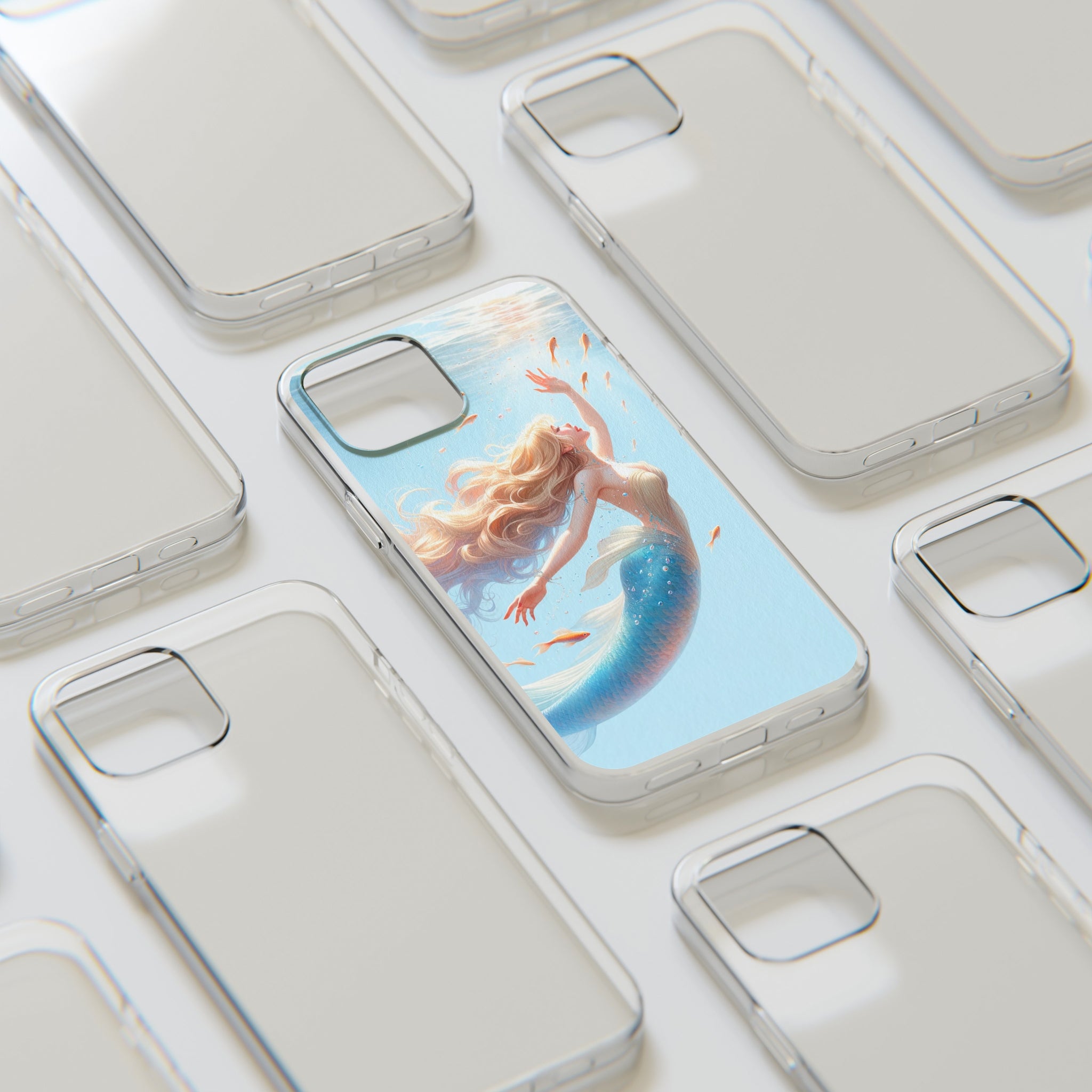 Blond Mermaid - Soft Phone Case