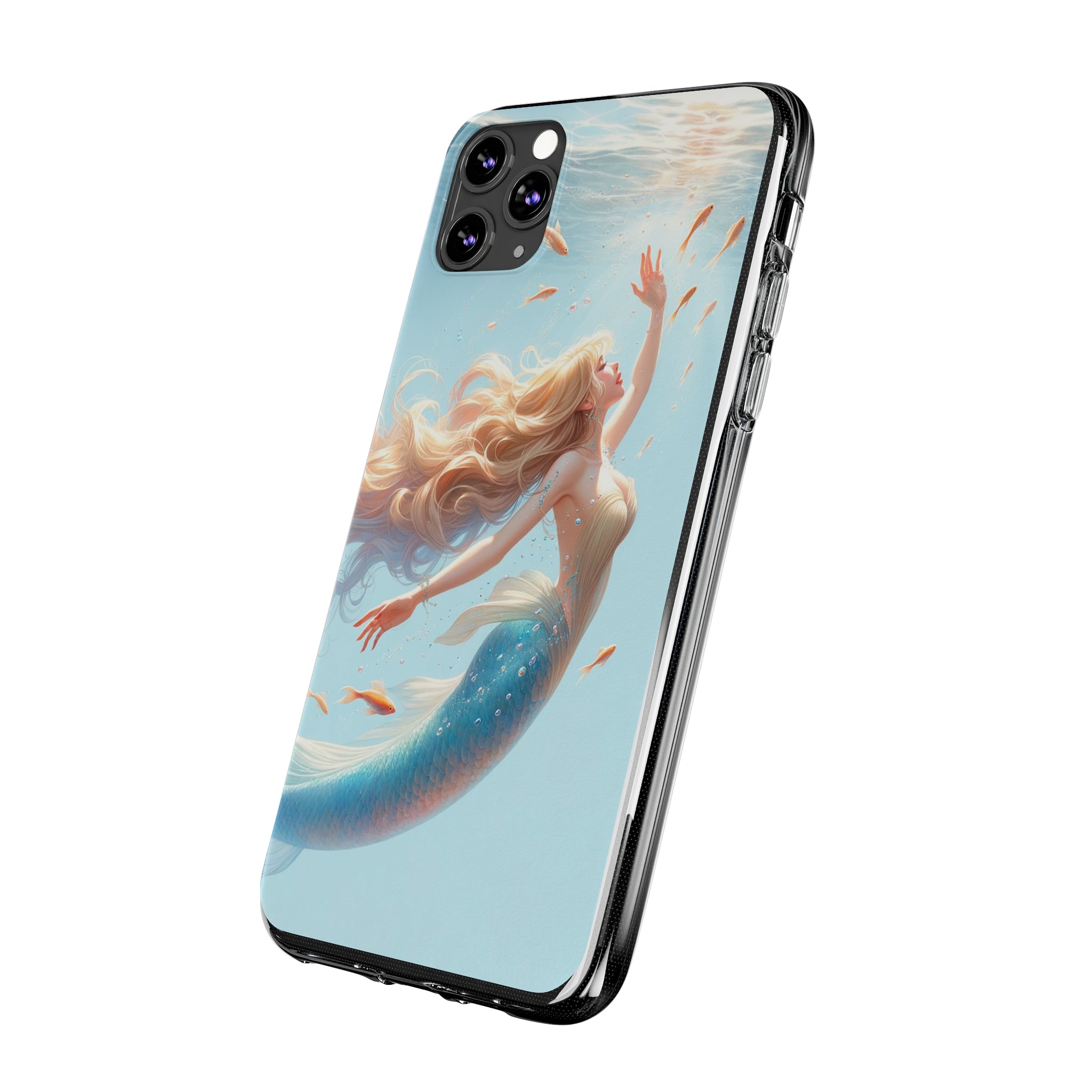 Blond Mermaid - Soft Phone Case