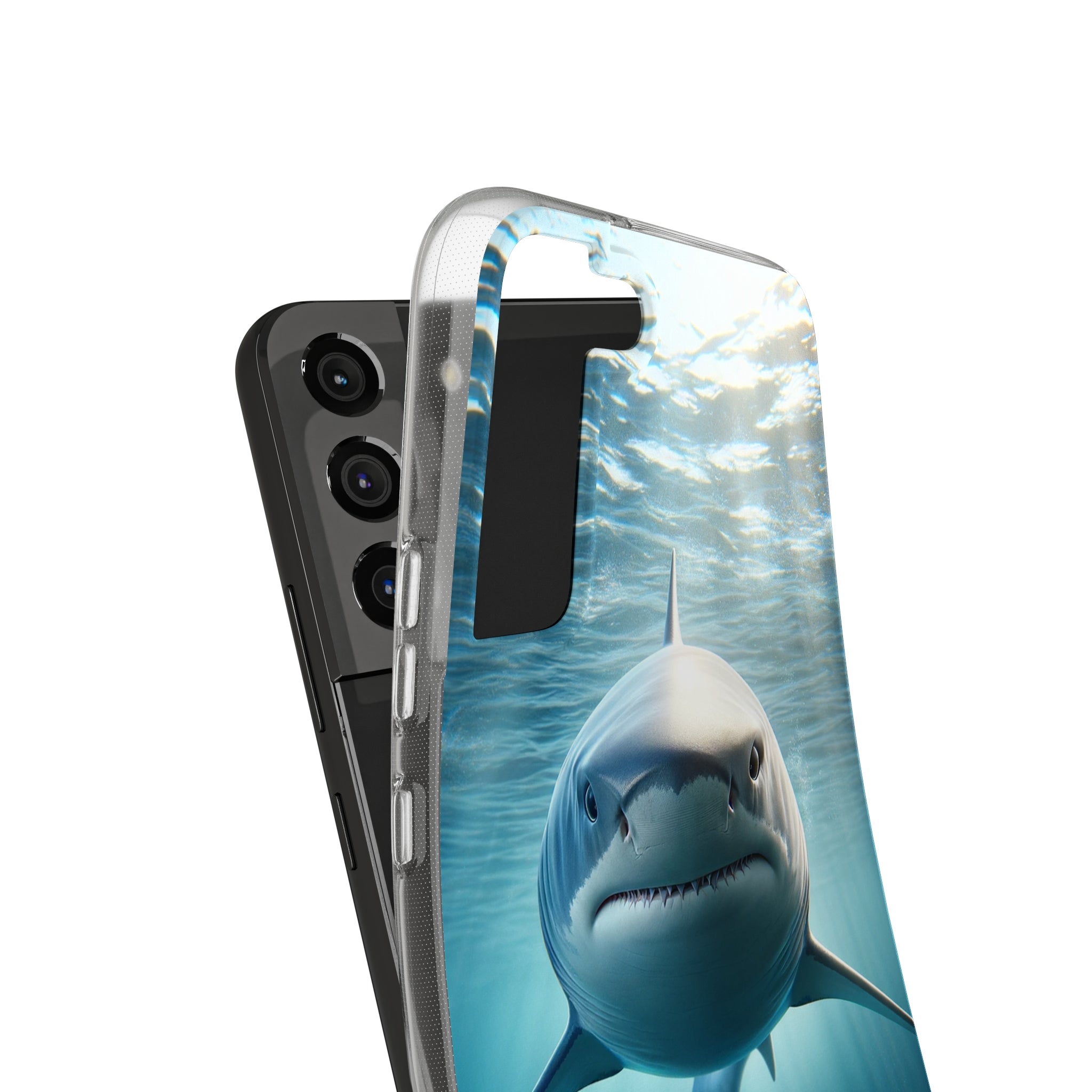 Curious Shark - Soft Phone Case