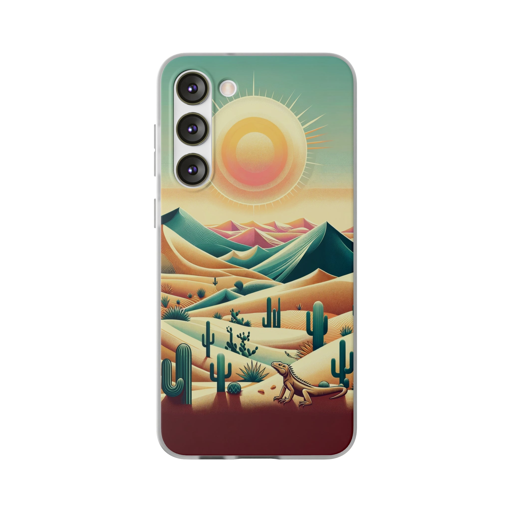 Iguana in the desert - Flexi Case (Samsung only)