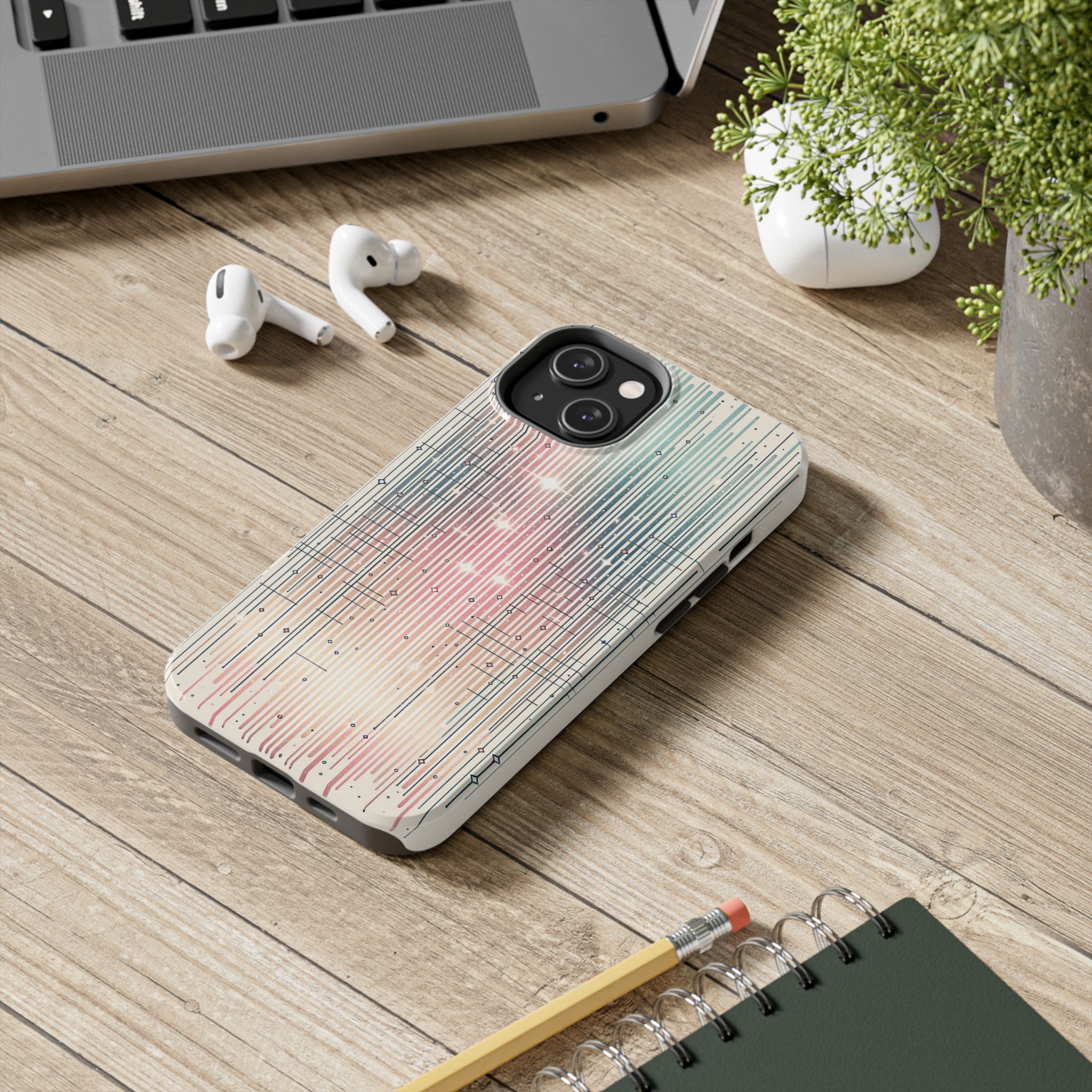 Pastel lines pattern - Tough Phone Case