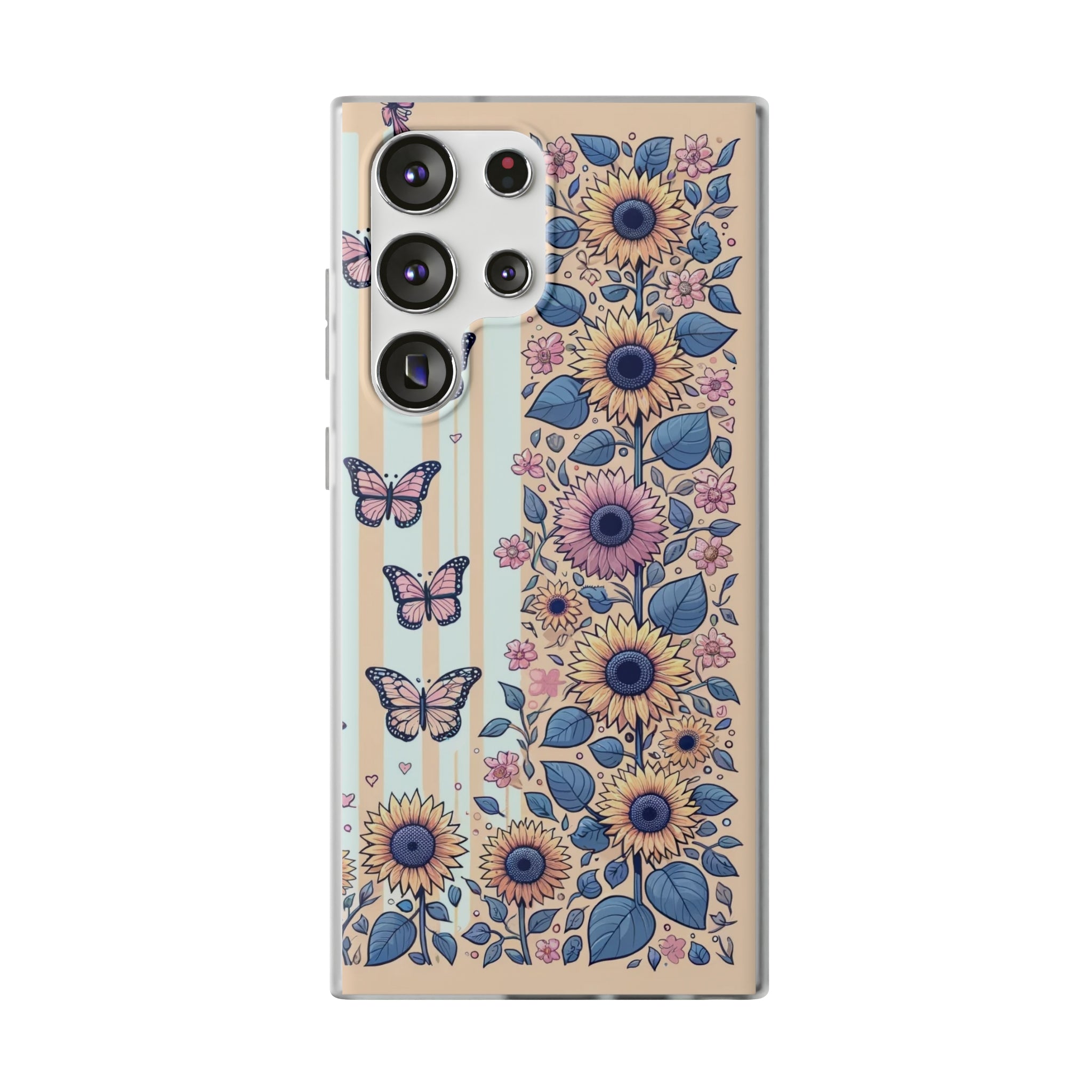 Sunflowers and butterflies - Flexi Case (Samsung only)