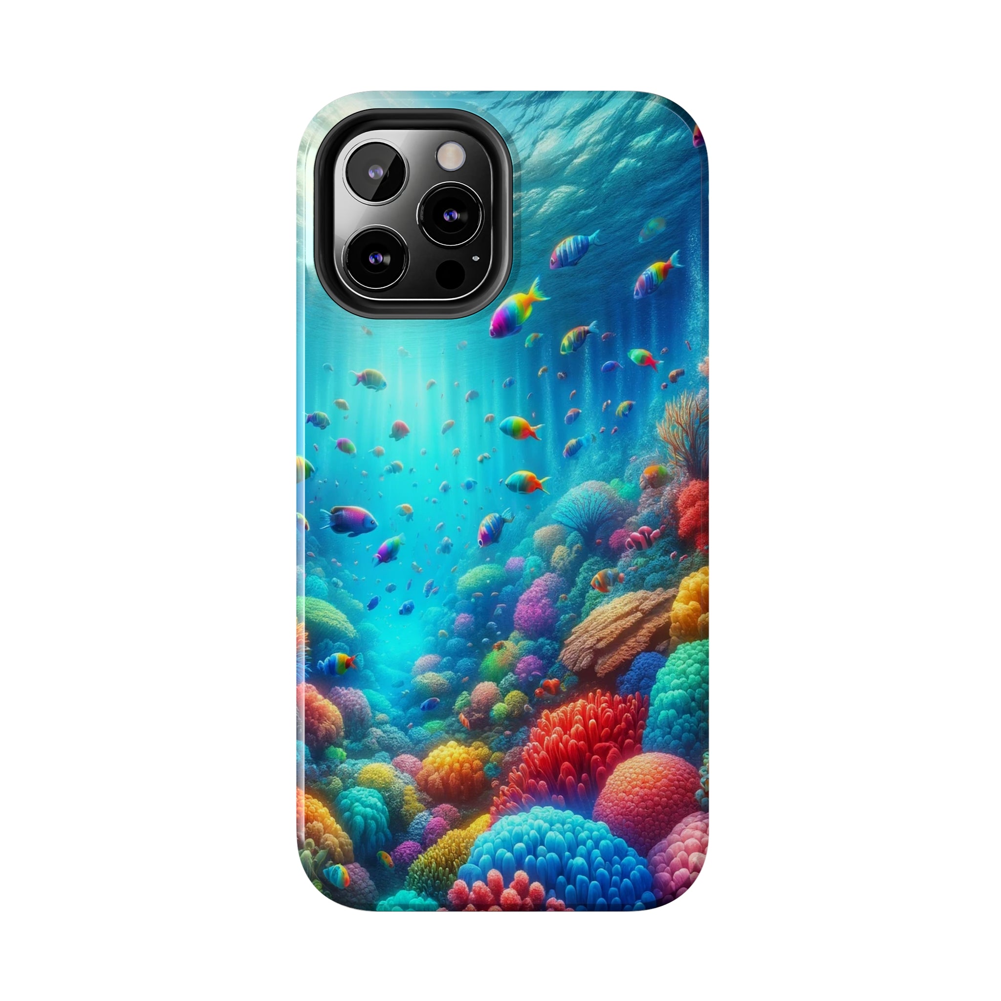 Coloured fish and coral reef - Tough Phone Case