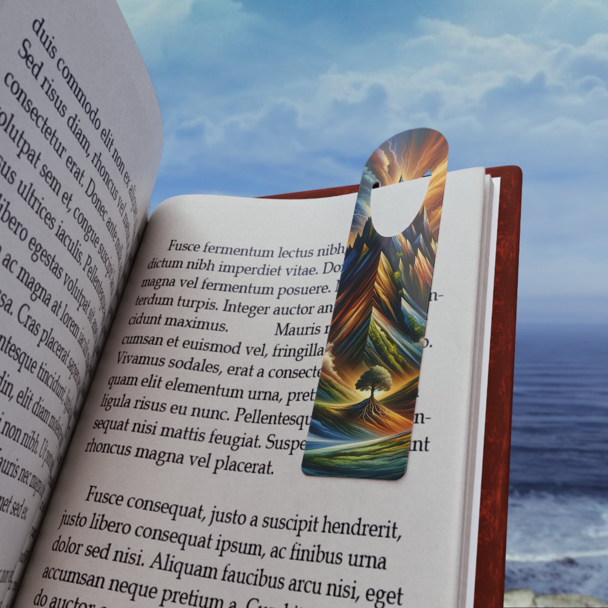 Mountain and tree 1 - Bookmark