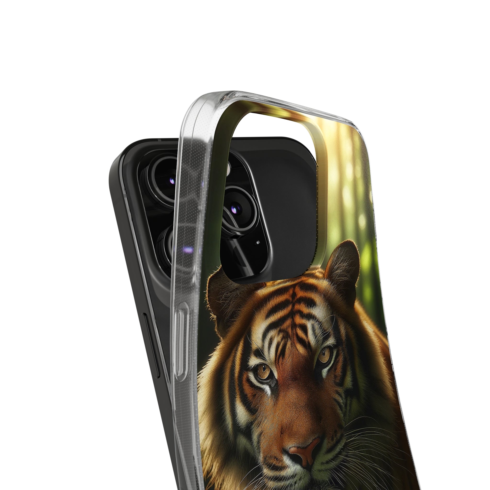 Curious Tiger - Soft Phone Case