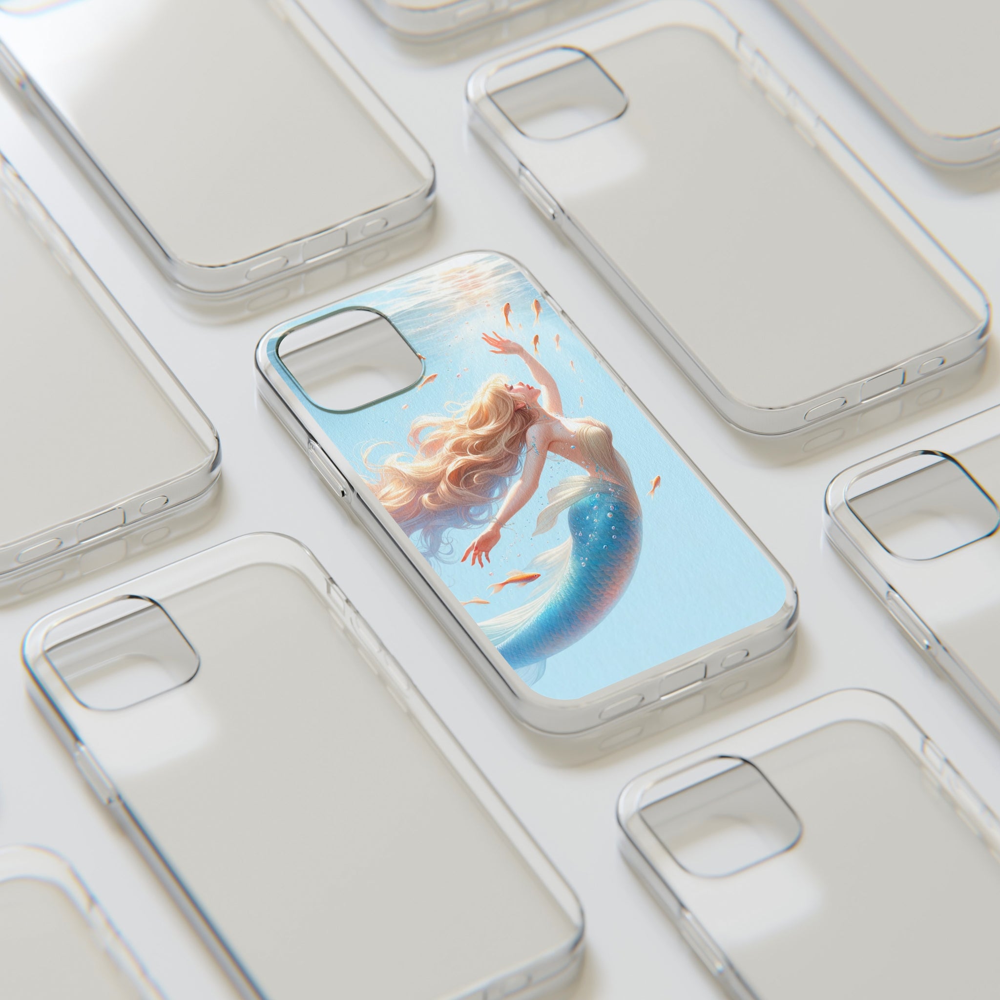 Blond Mermaid - Soft Phone Case