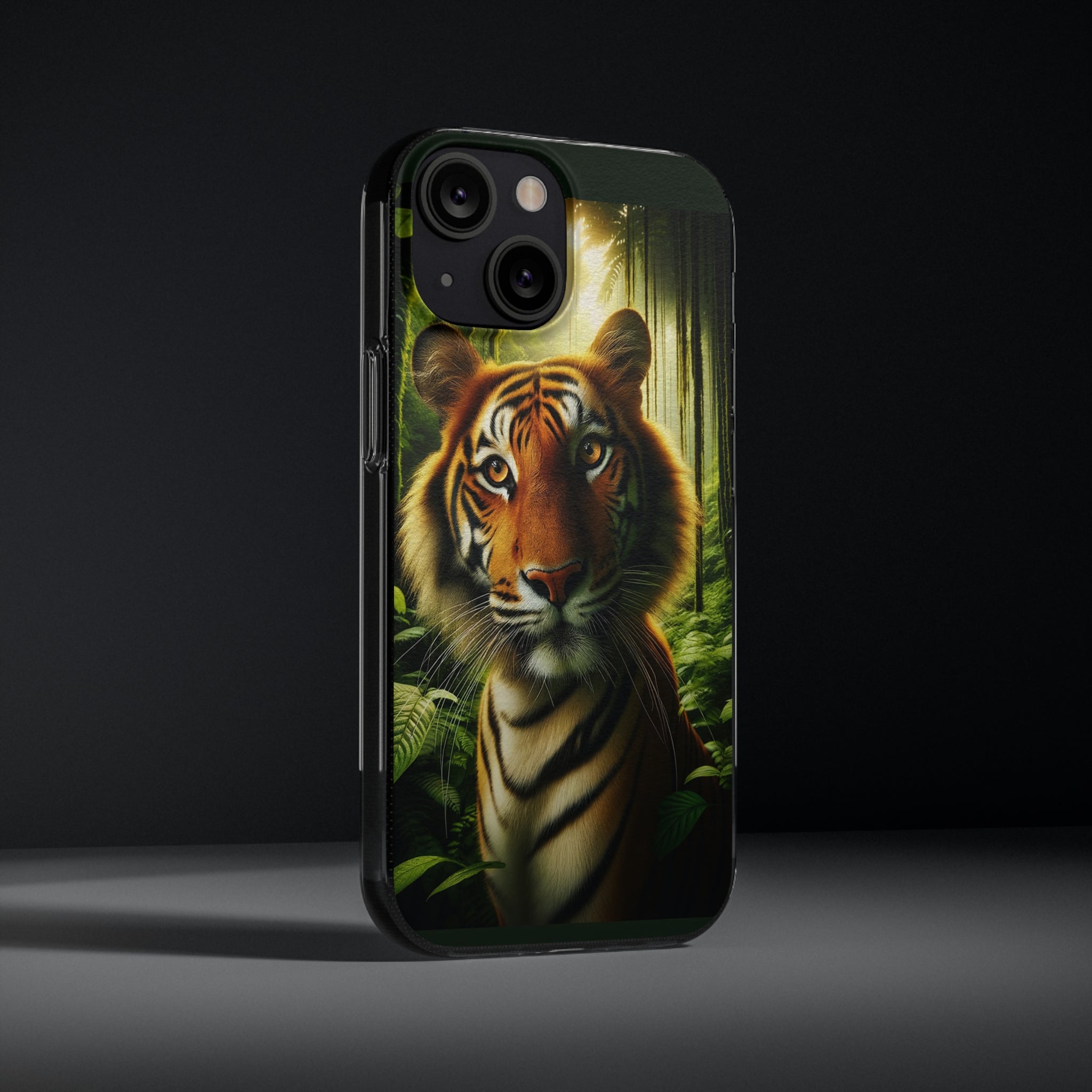 Curious Tiger - Soft Phone Cases