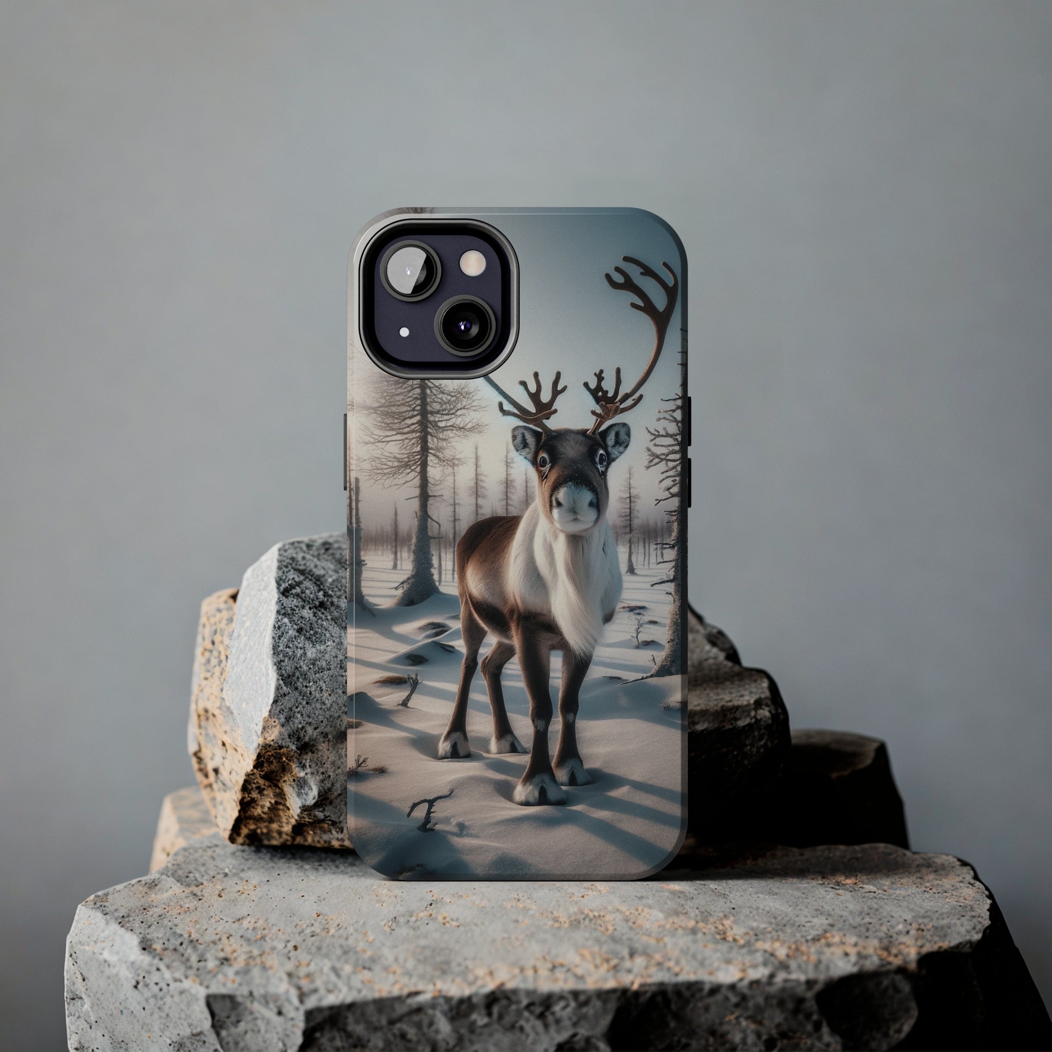 Curious reindeer - Tough Phone Case