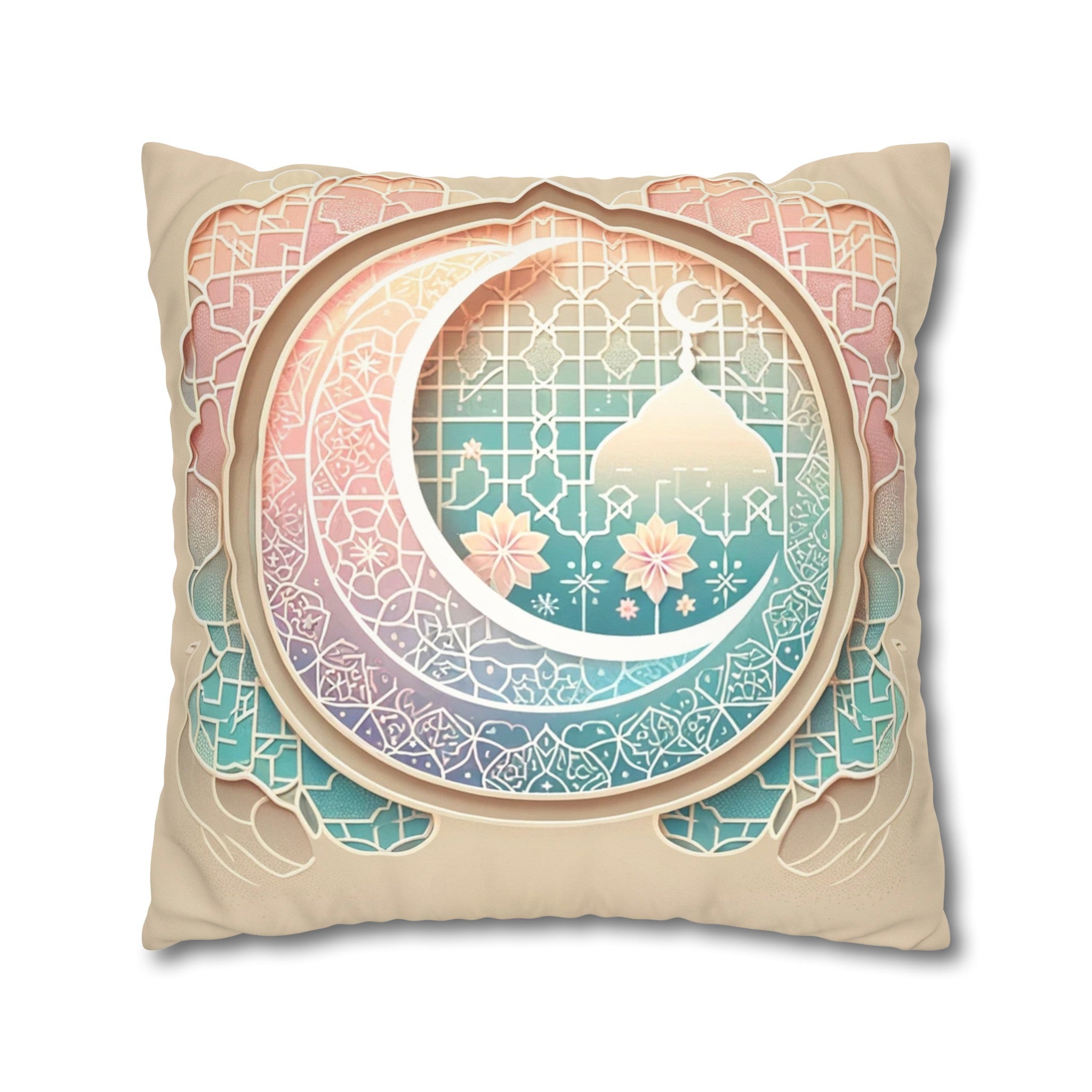 Islamic Art (3) - Suede Square Pillowcase