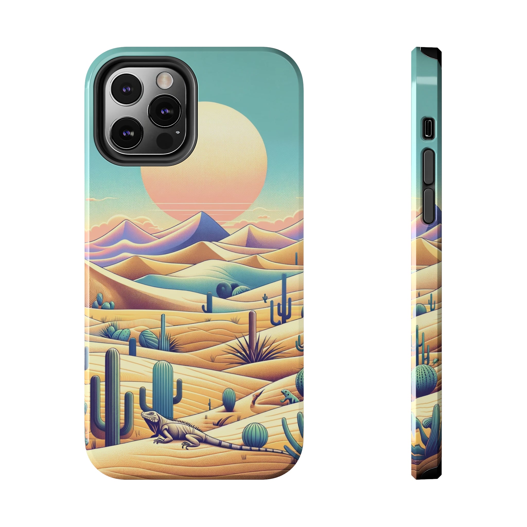 Iguana in the desert 2 - Tough Phone Case