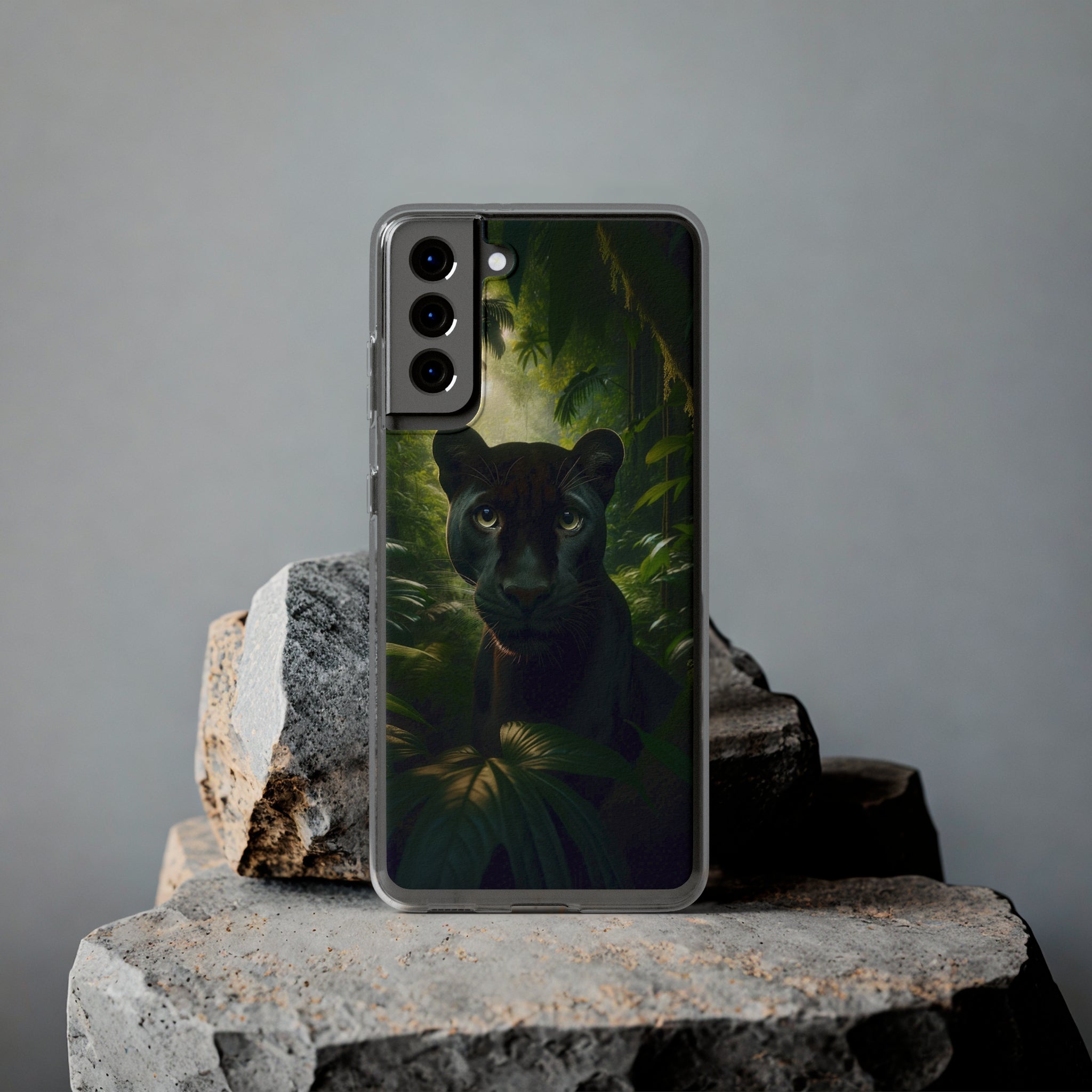 Curious Panther - Soft Phone Case