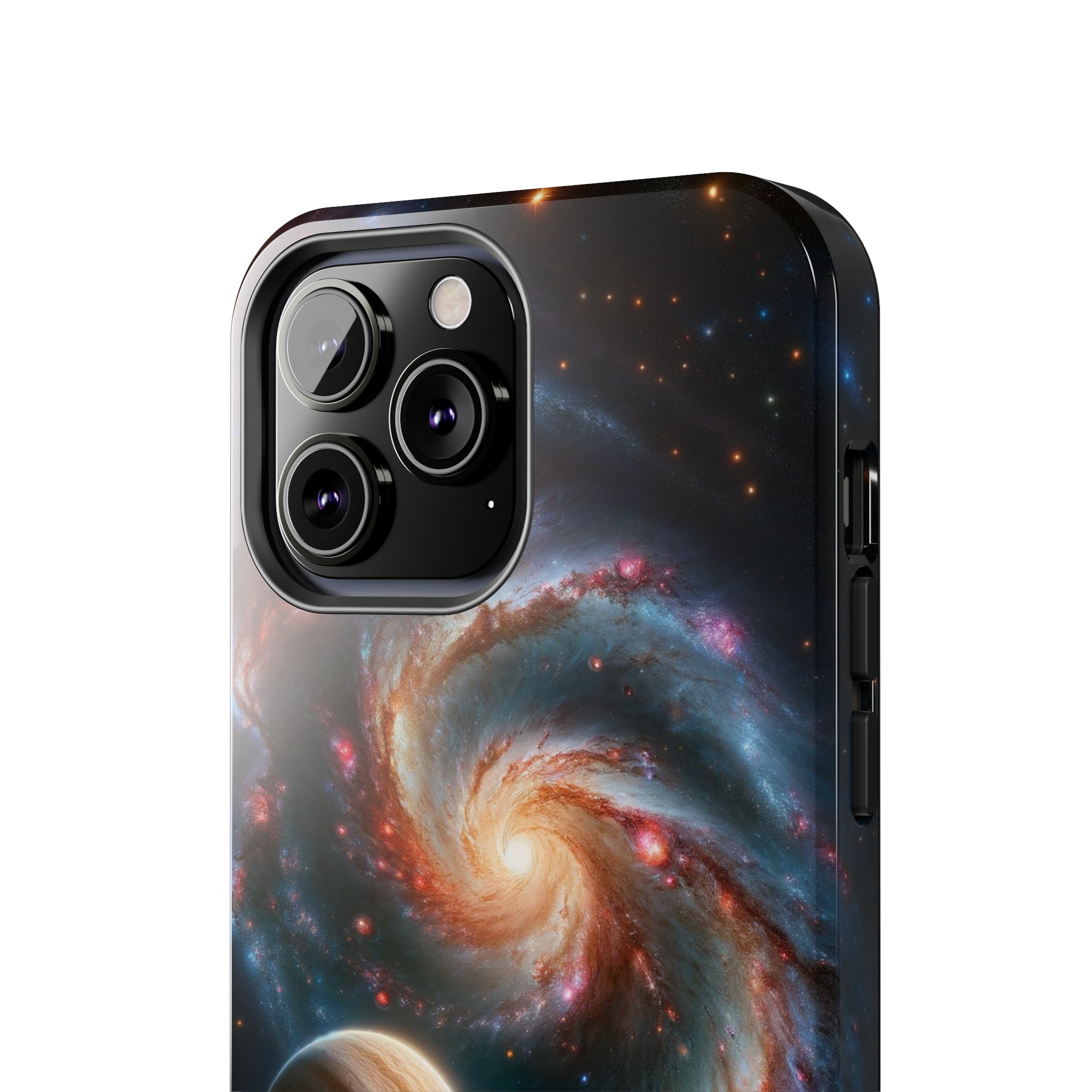 Yellow planet and wormhole - Tough Phone Case