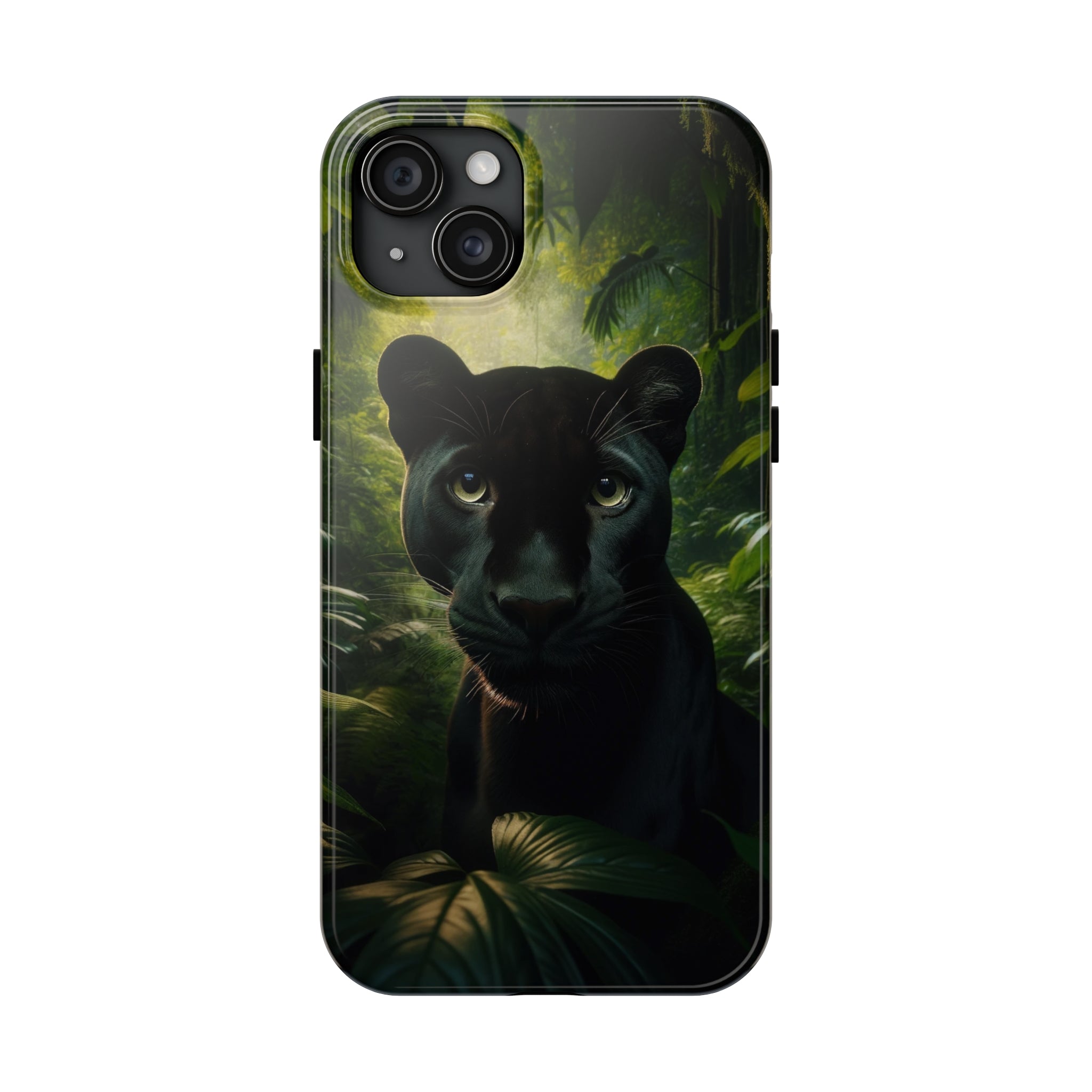 Curious black panther - Tough Phone Case