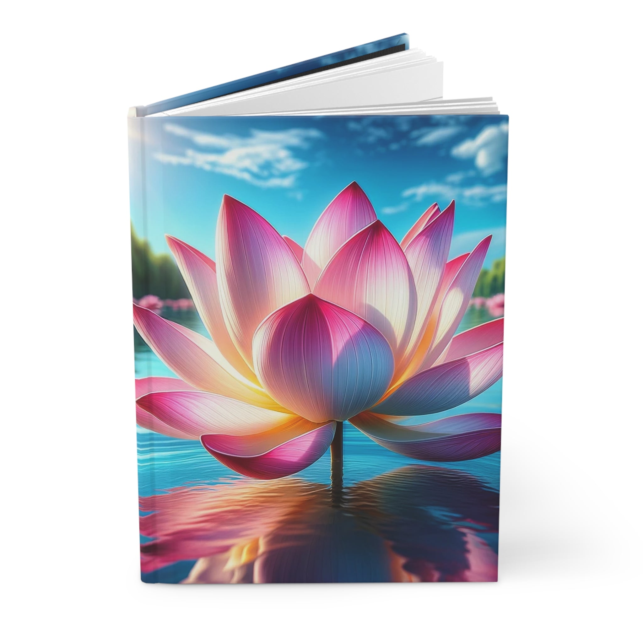 Lotus flower - Hardcover Notebook