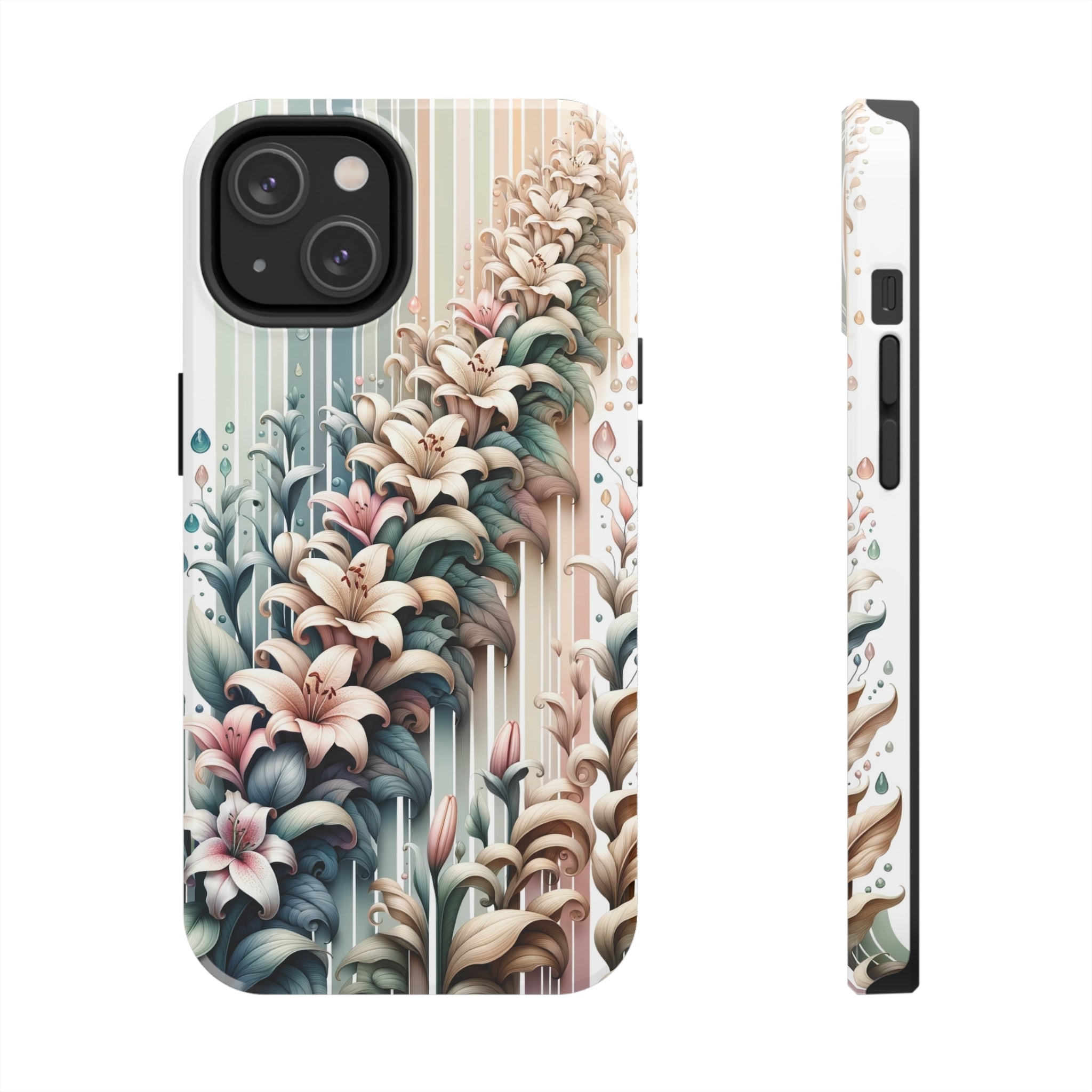 Pastel lilies - Tough Phone Case