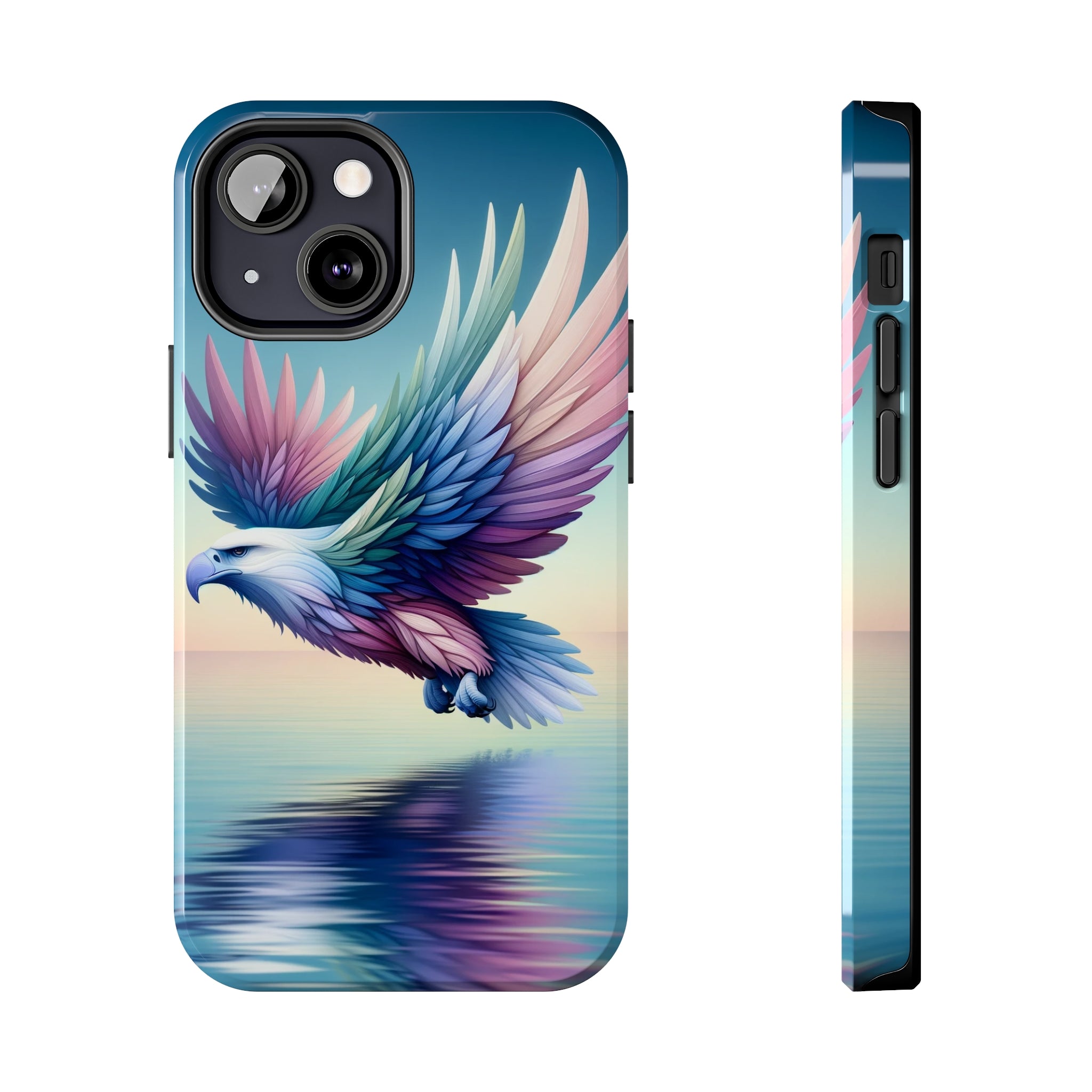 Eagle with colourful feathers - Tough Phone Case