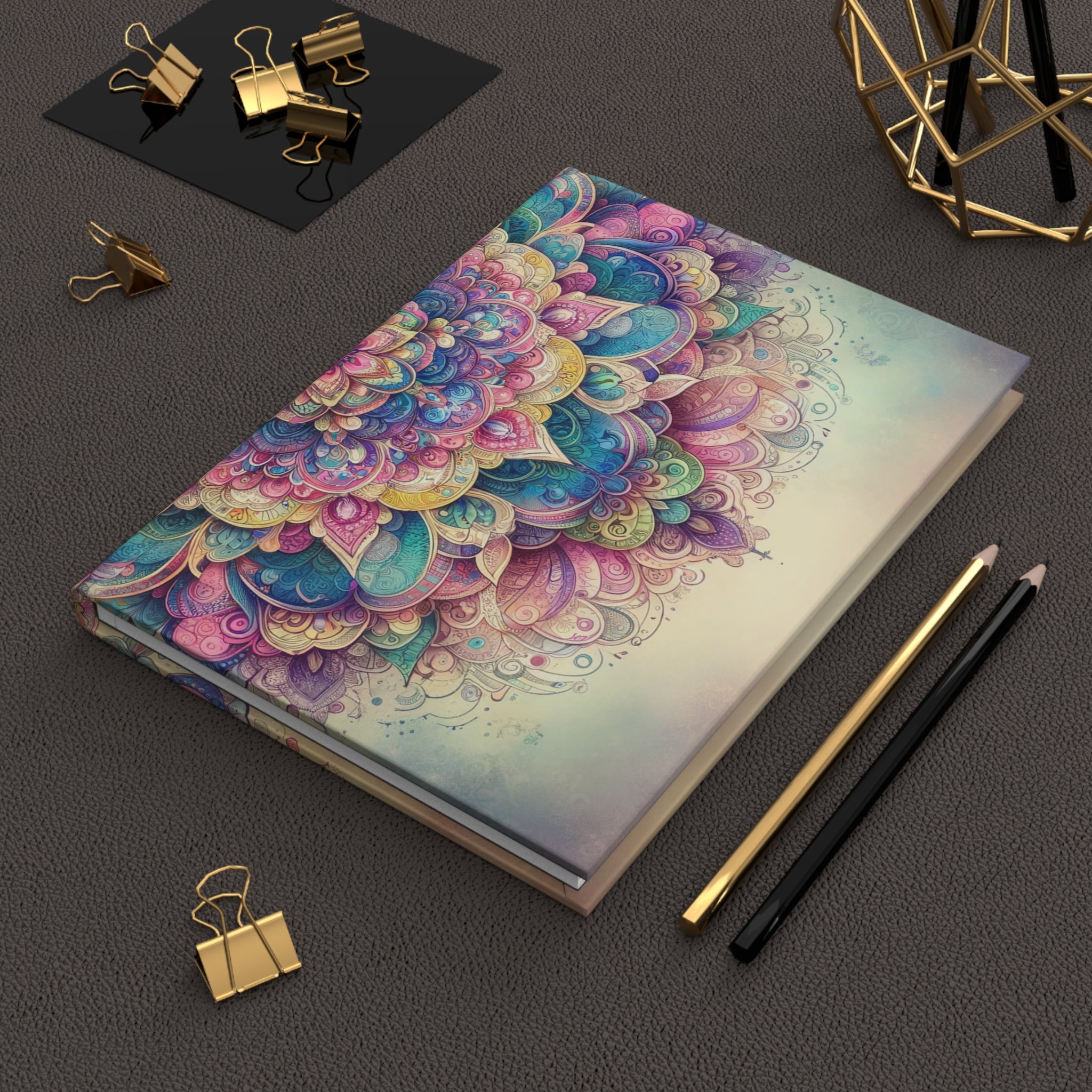 Pastel Mandala - Hardcover Notebook