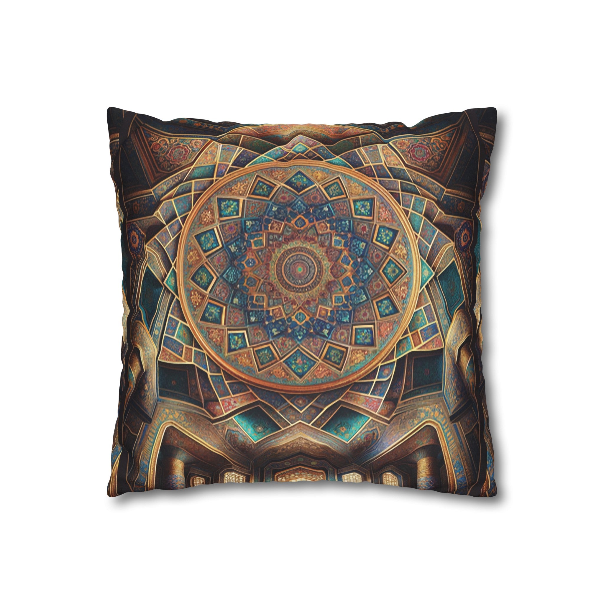 Persian Art (5) - Suede Square Pillowcase