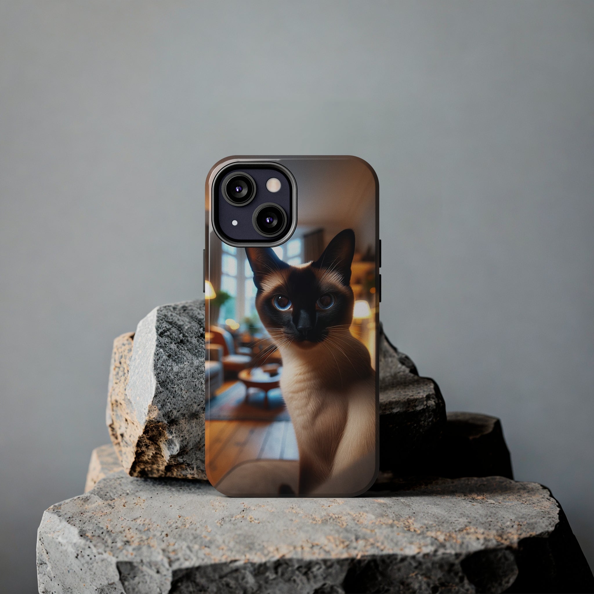 Curious cat - Tough Phone Case