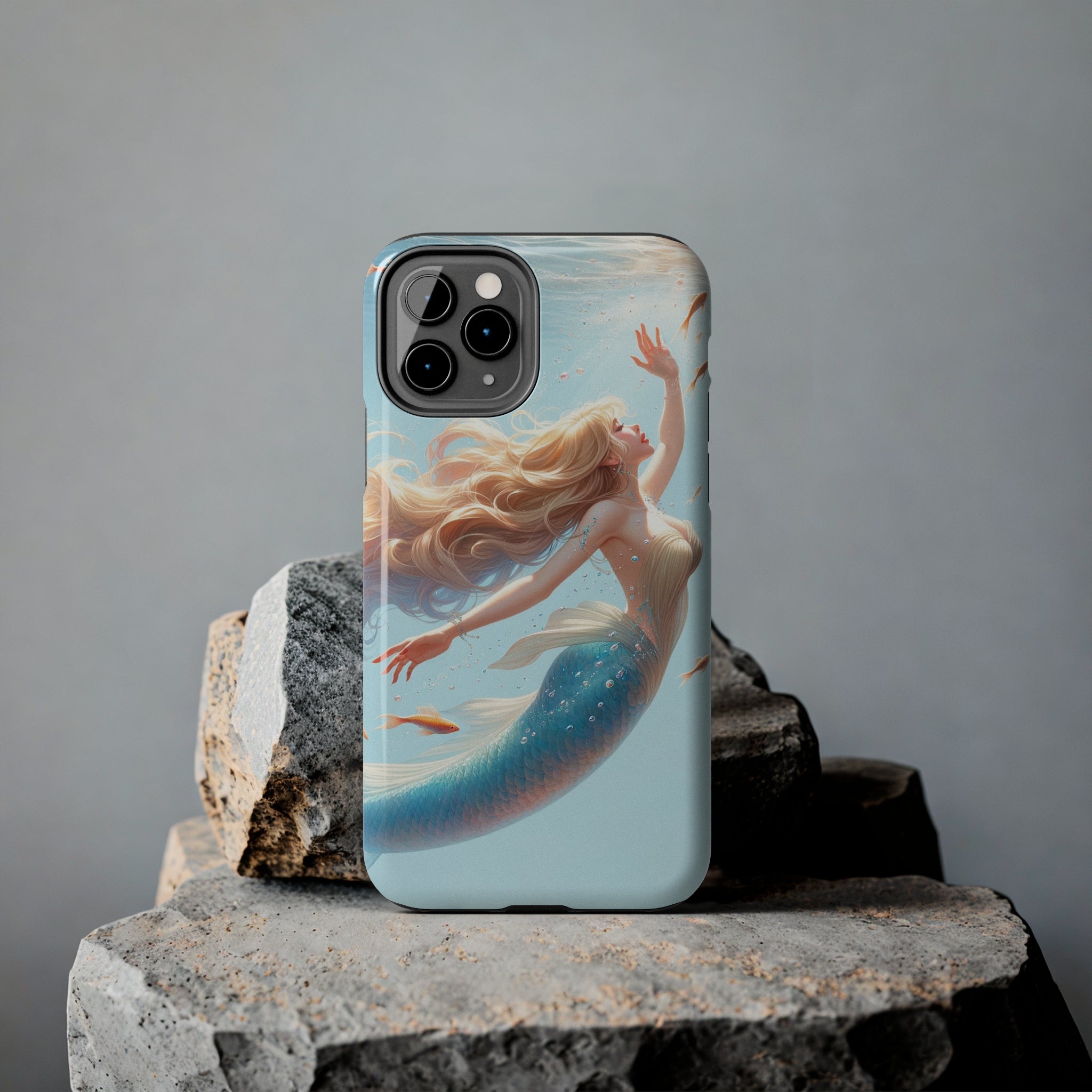 Blond mermaid - Tough Phone Case