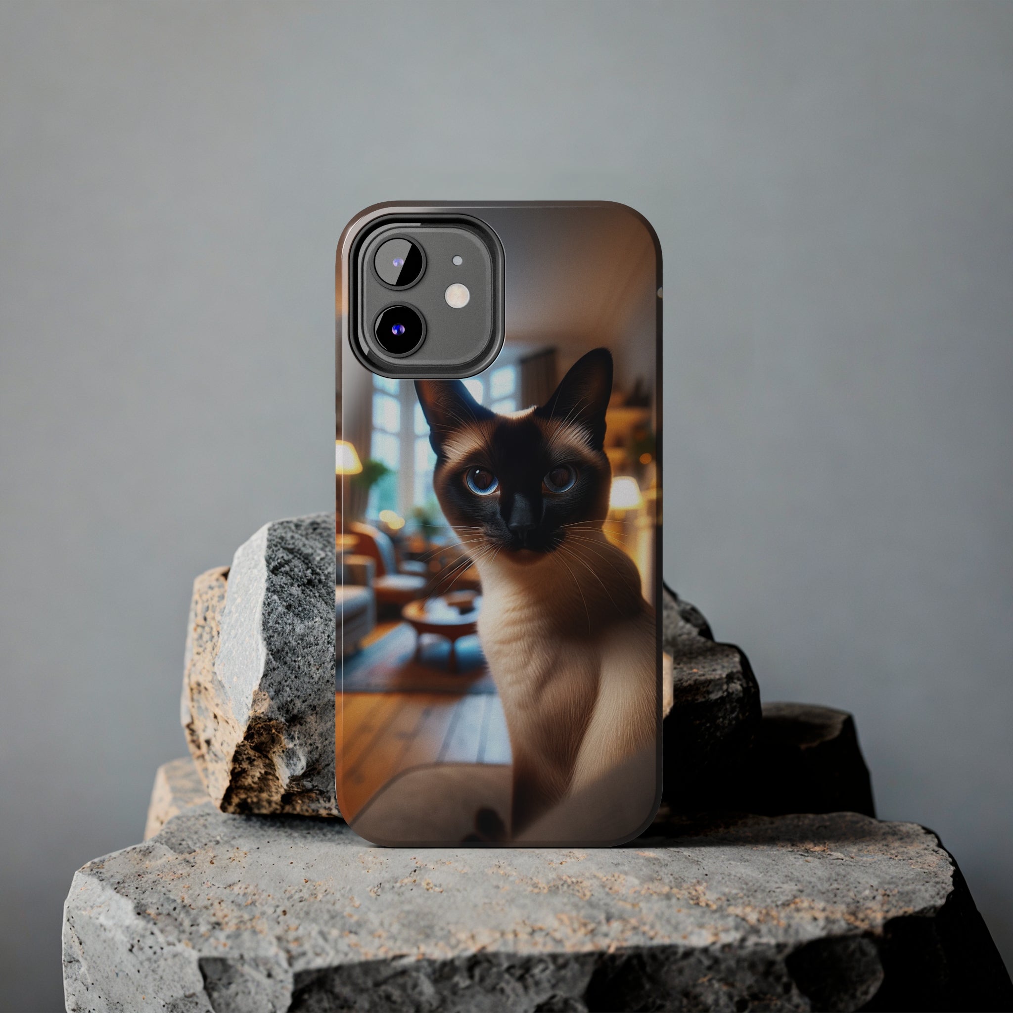 Curious cat - Tough Phone Case