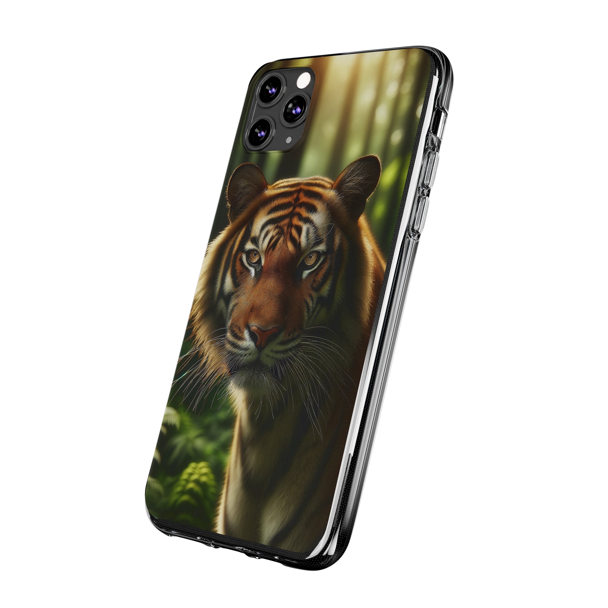 Curious Tiger - Soft Phone Case