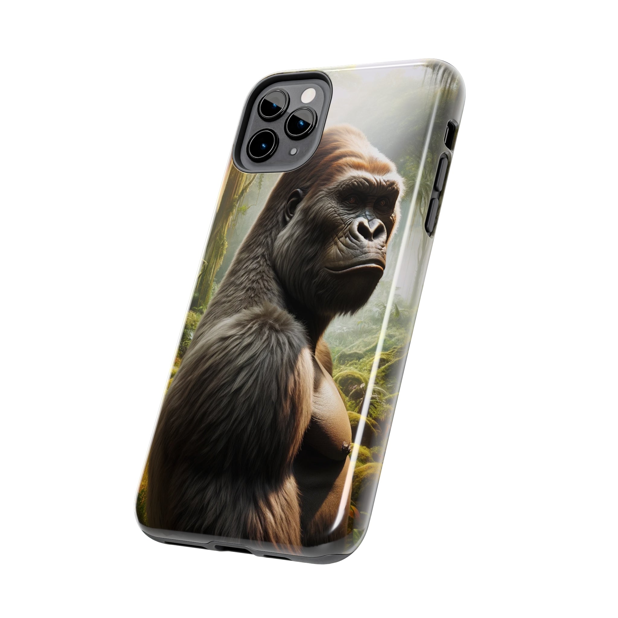 Curious gorilla - Tough Phone Case