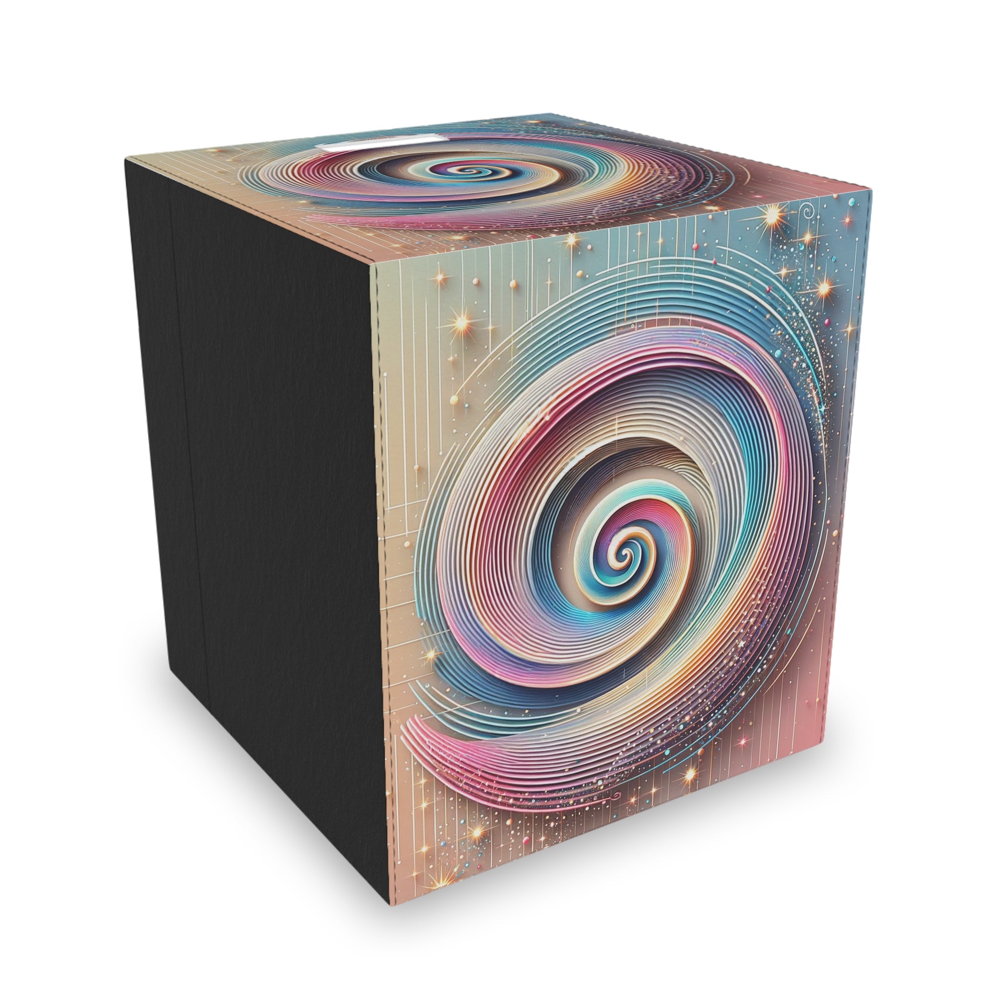 Blue-pink, shiny Spiral - Storage Box