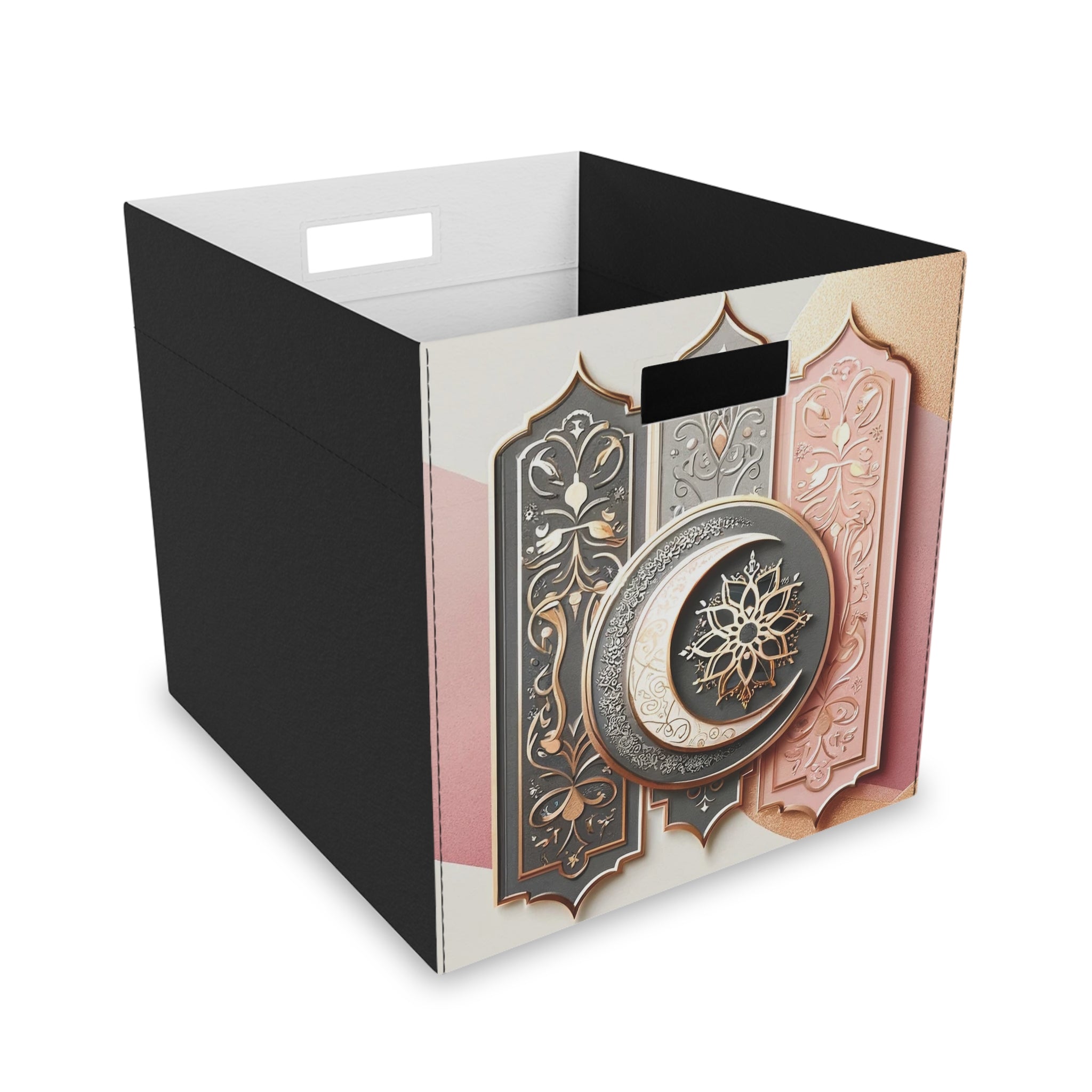 Islamic Art: Silver color moon - Storage Box