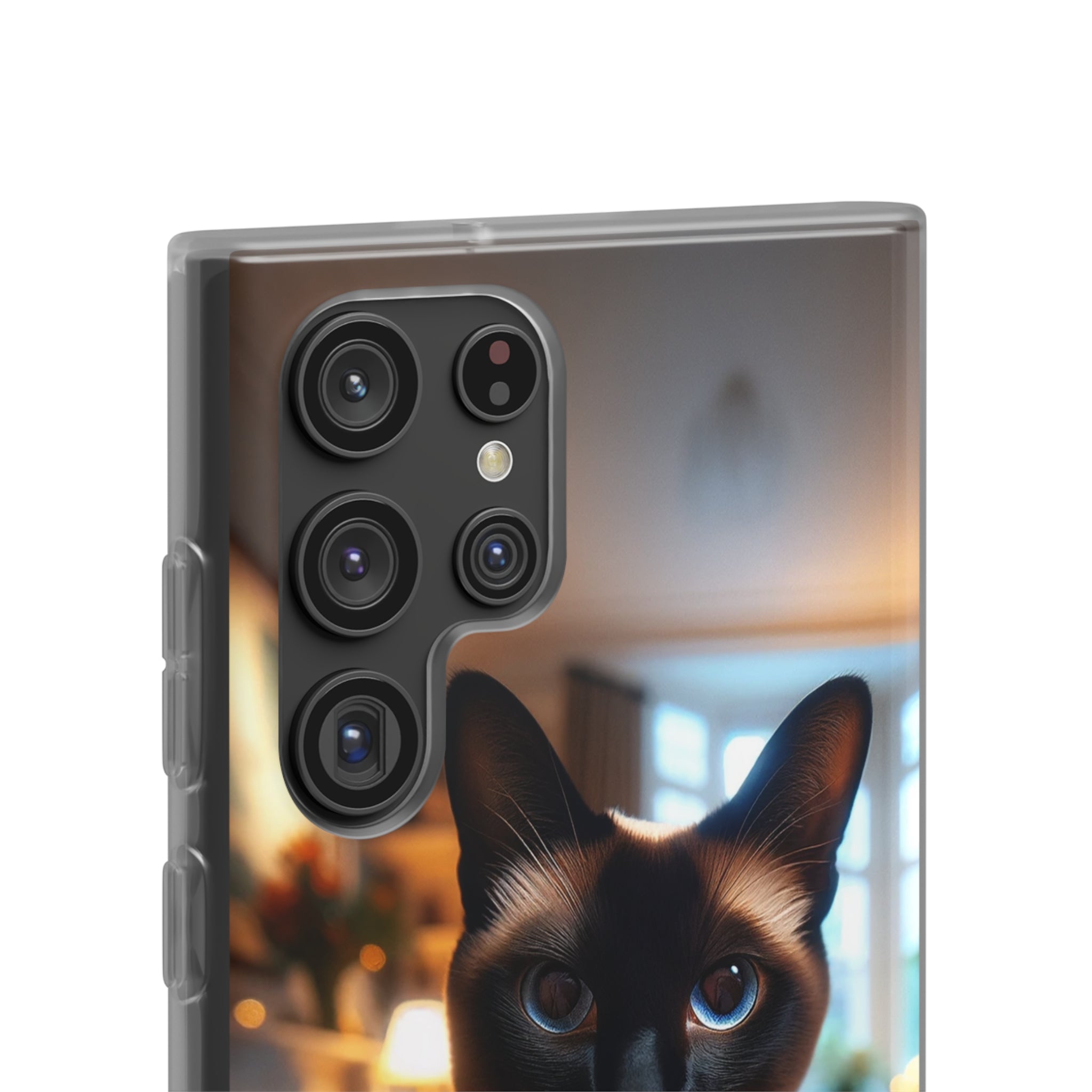 Curious Siamese cat - Flexi Case (Samsung only)