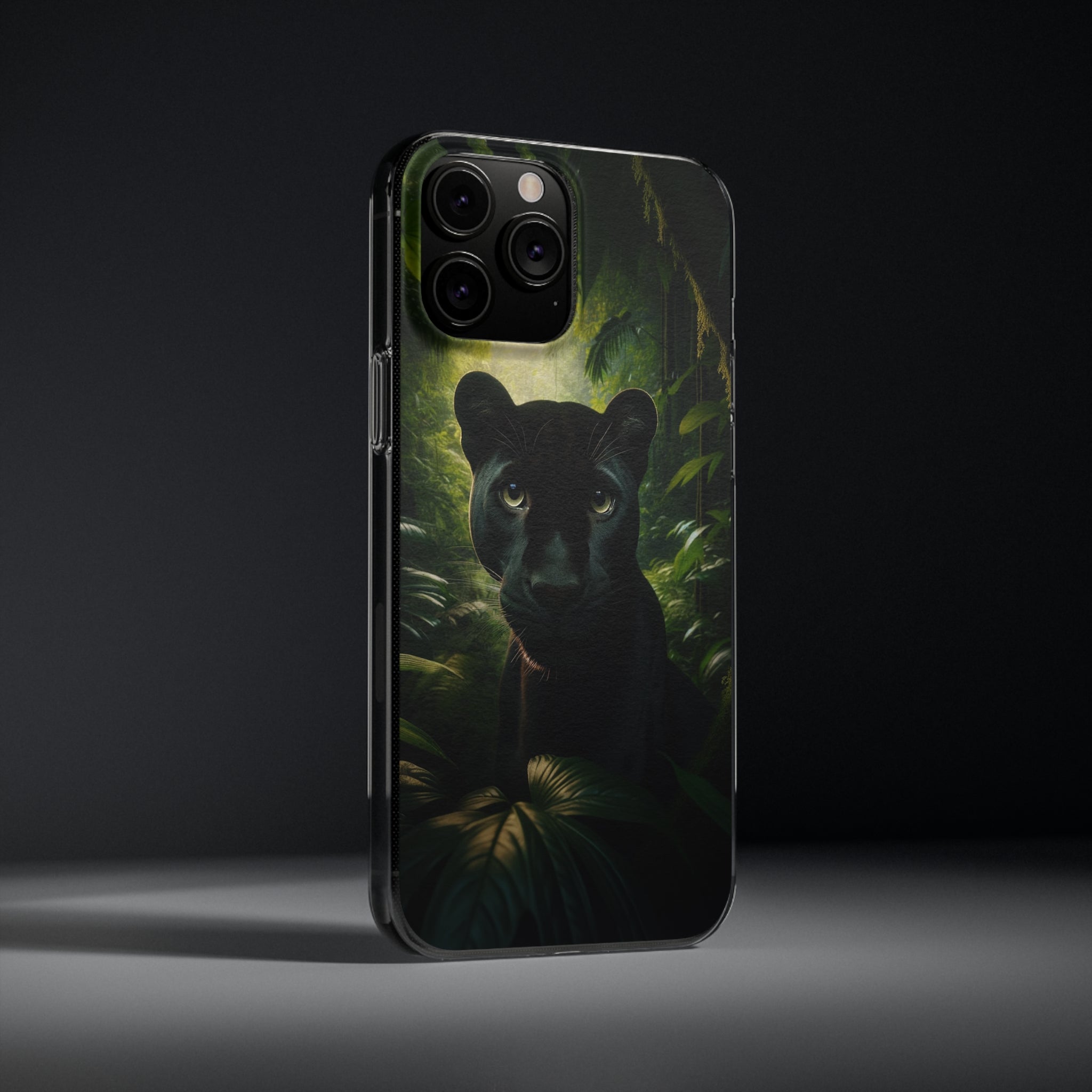 Curious Panther - Soft Phone Case