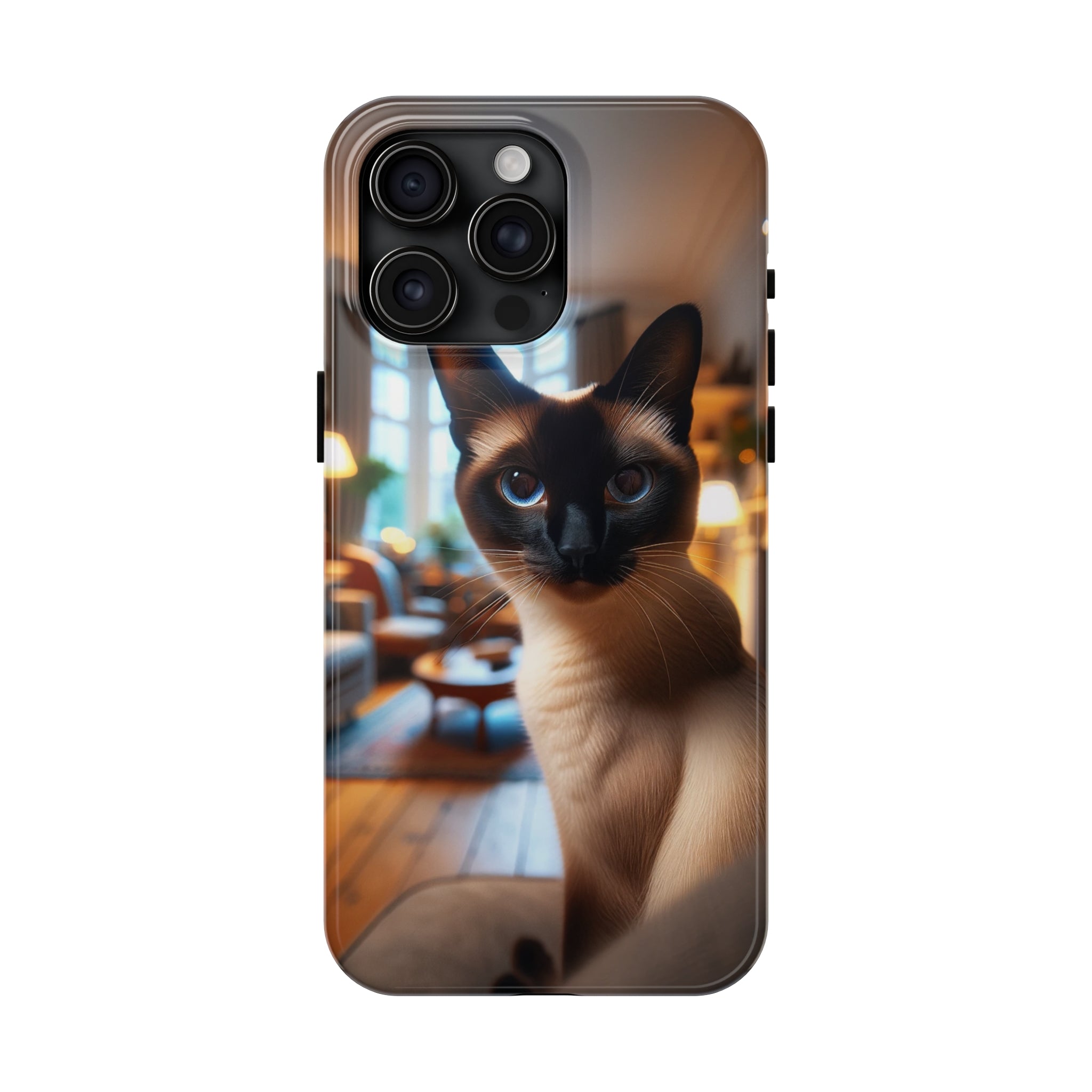 Curious cat - Tough Phone Case