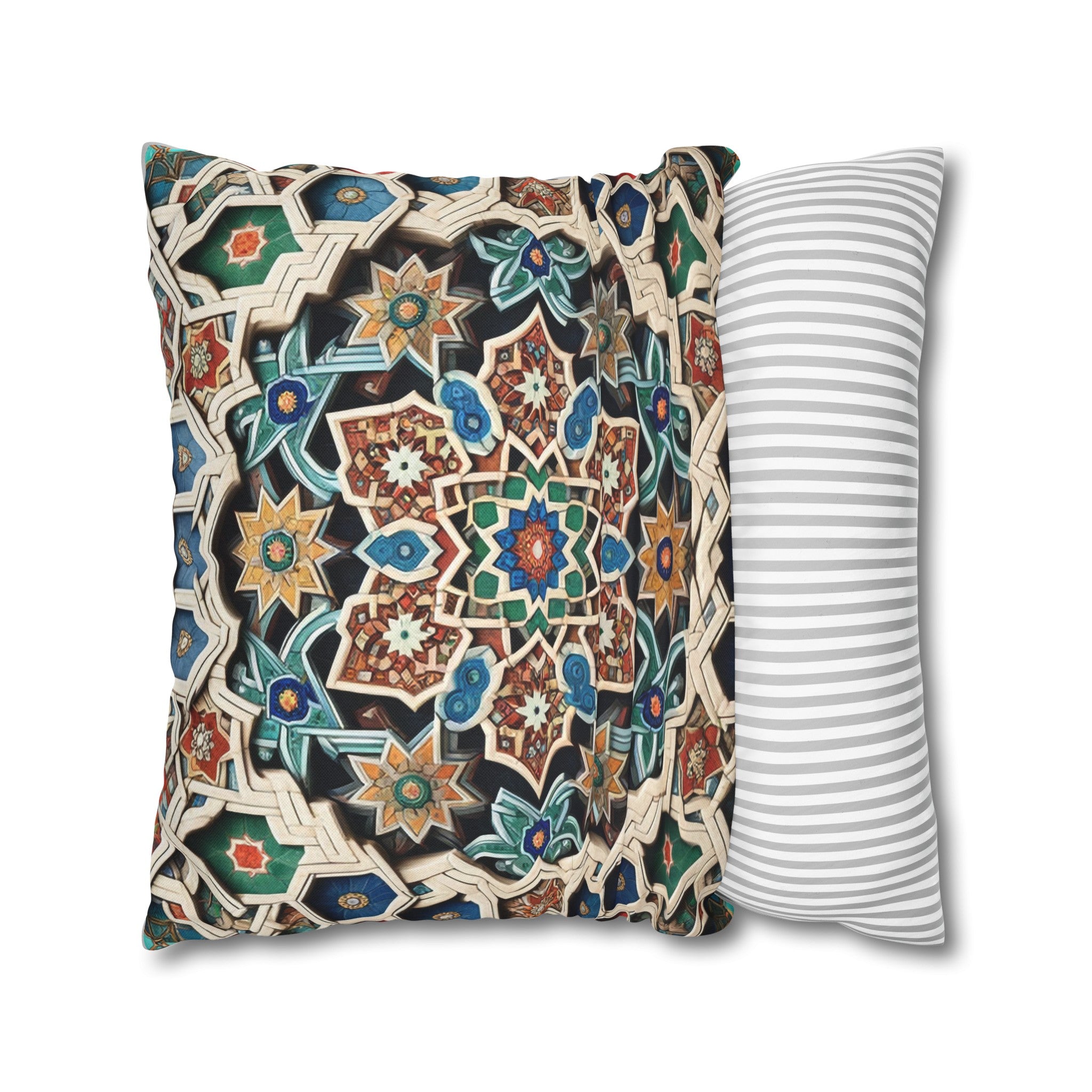 Persian Art 1 - Polyester Square Pillowcase