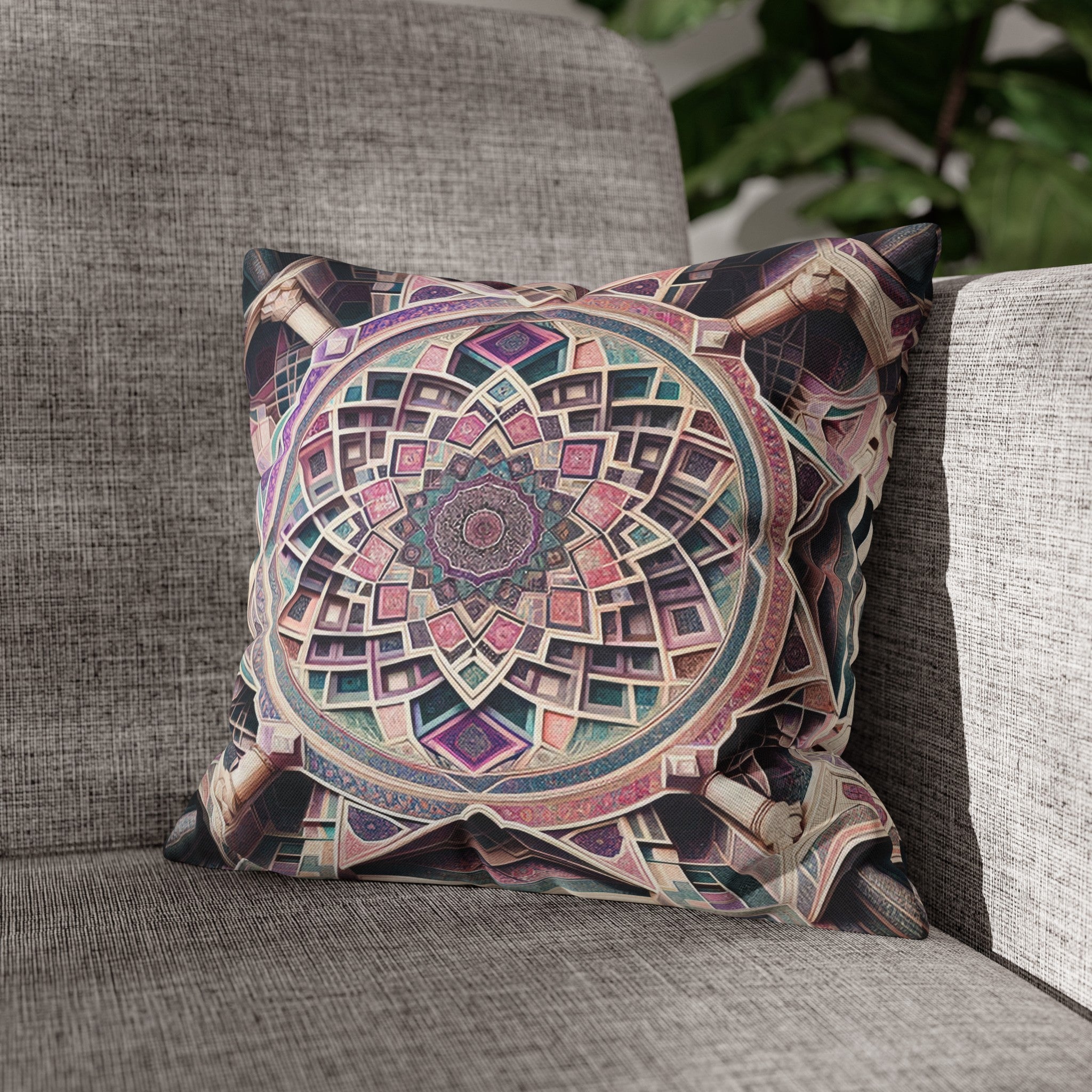 Persian Art 6 - Polyester Square Pillowcase