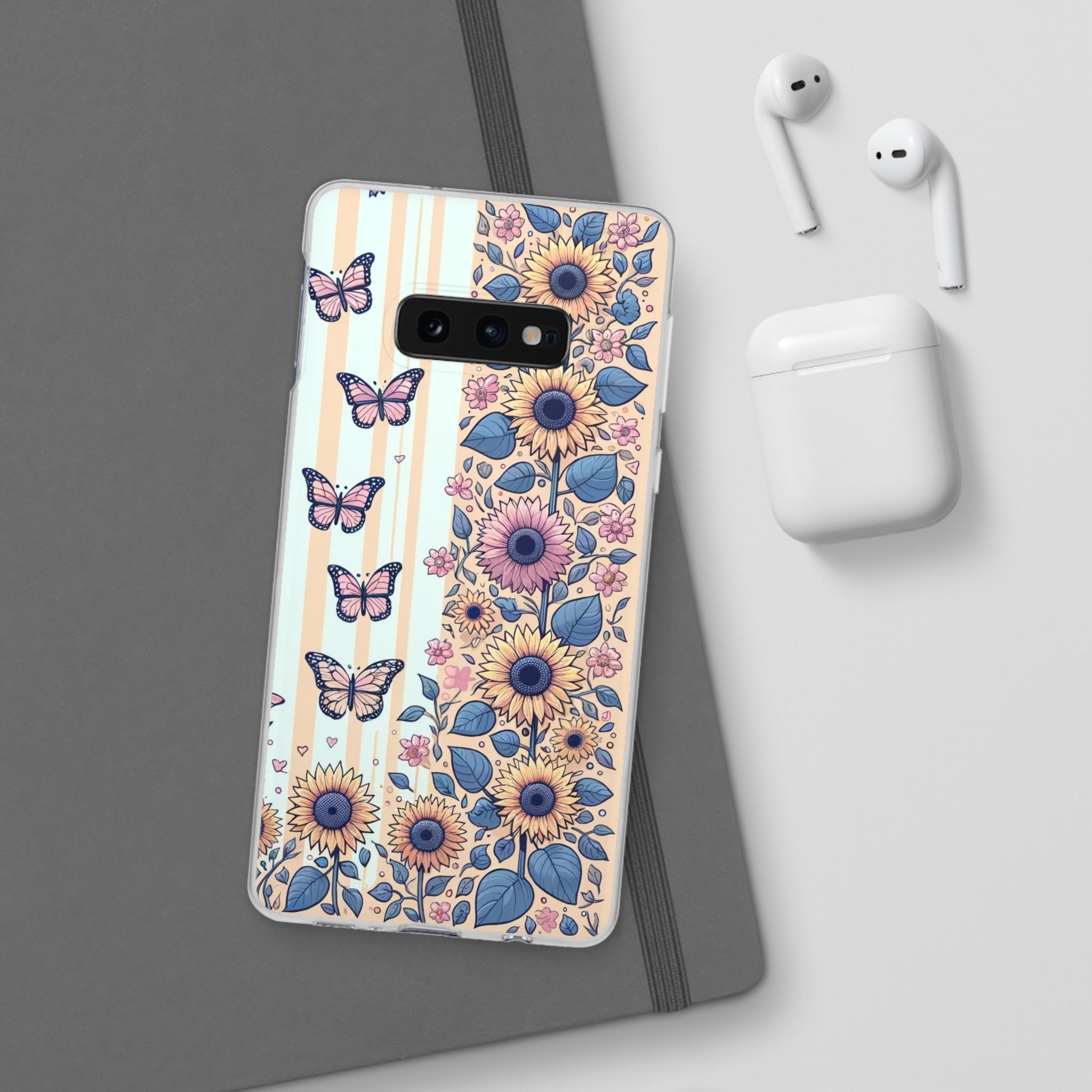 Sunflowers and butterflies - Flexi Case (Samsung only)