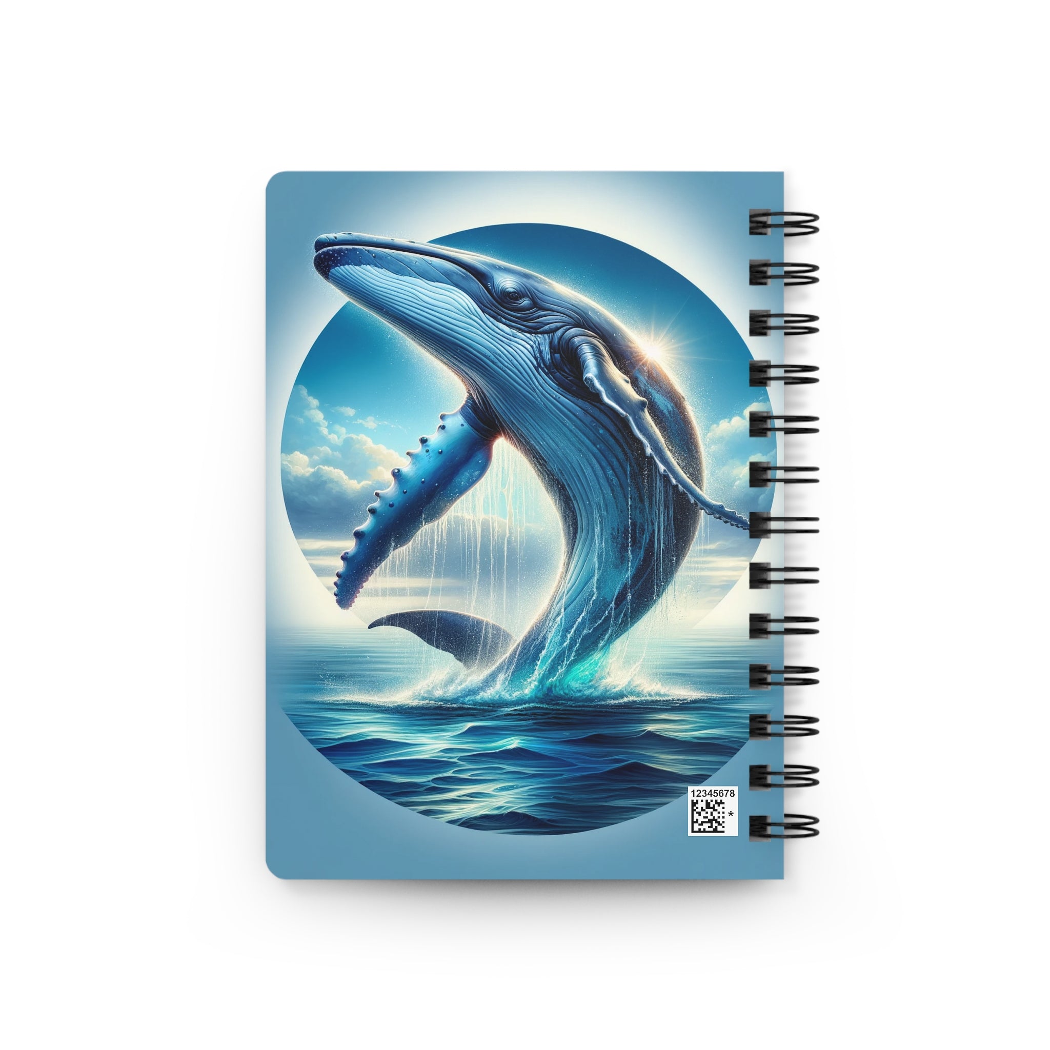 Whale 2 - Spiral Notebook