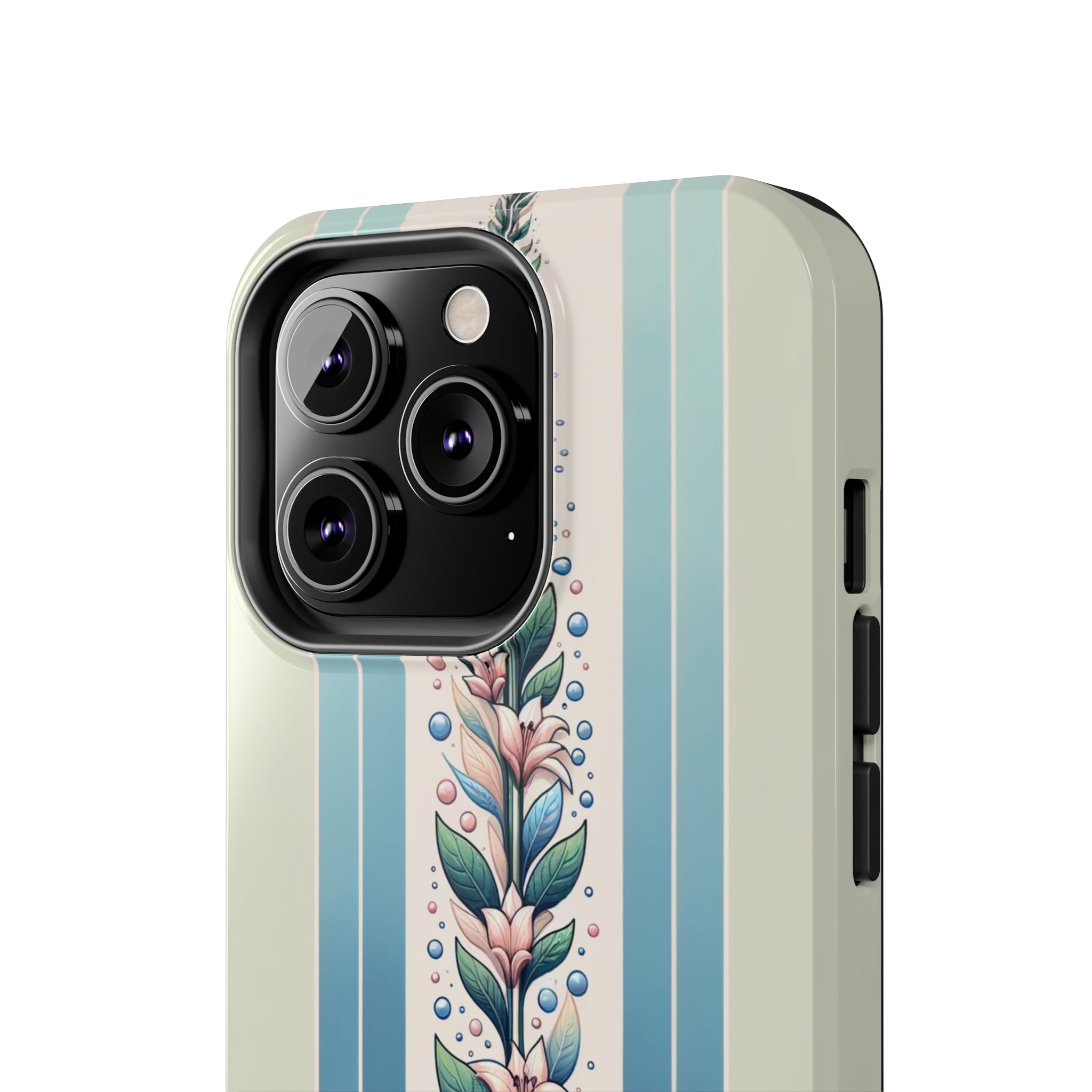 Lilies and leaves - Tough Phone Case