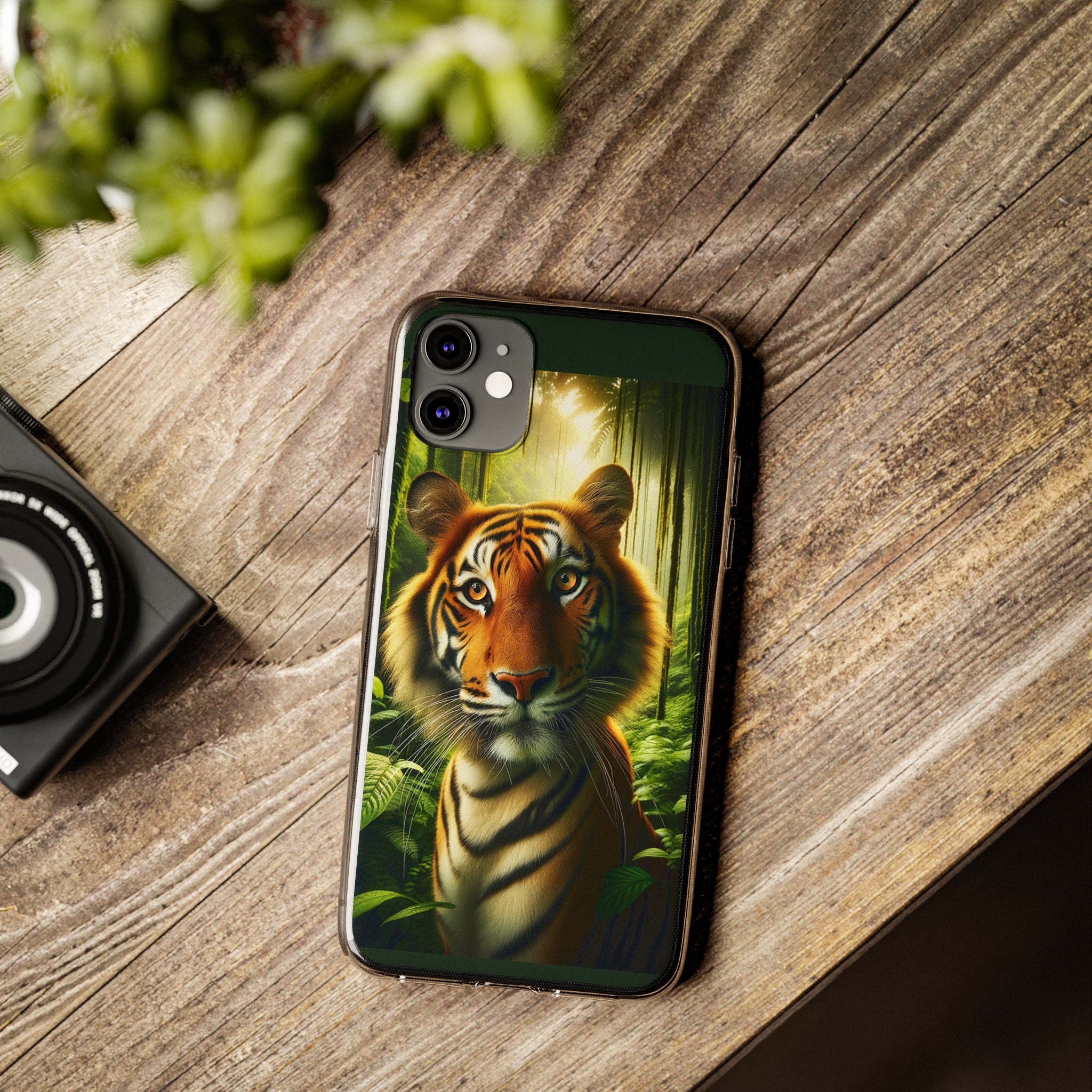 Curious Tiger - Soft Phone Cases