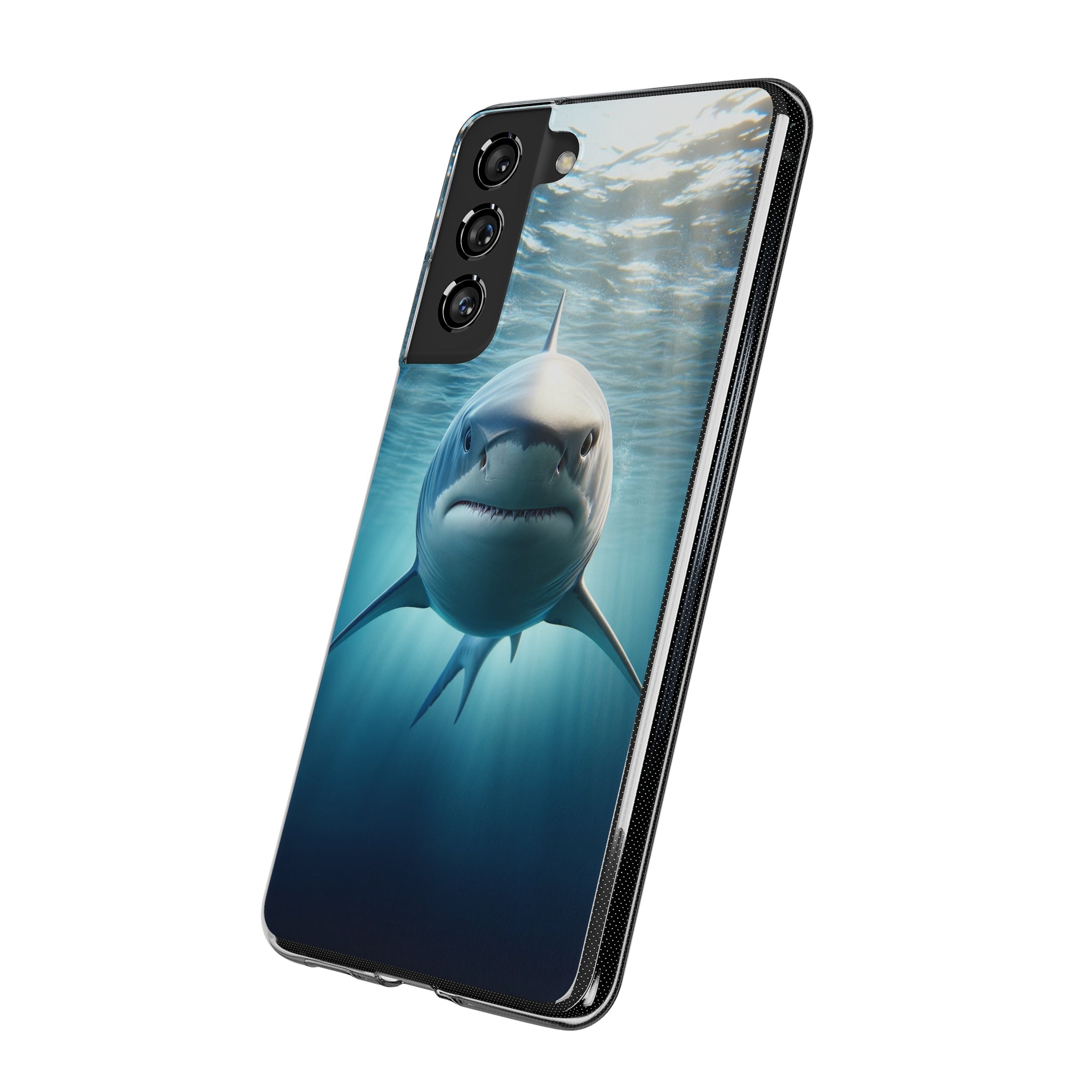 Curious Shark - Soft Phone Case