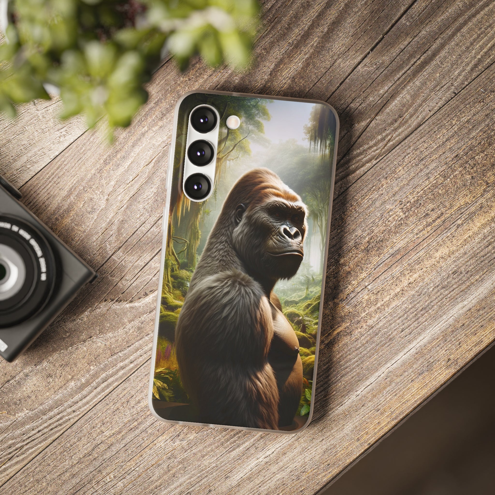 Curious Gorilla - Flexi Case (for Samsung only)