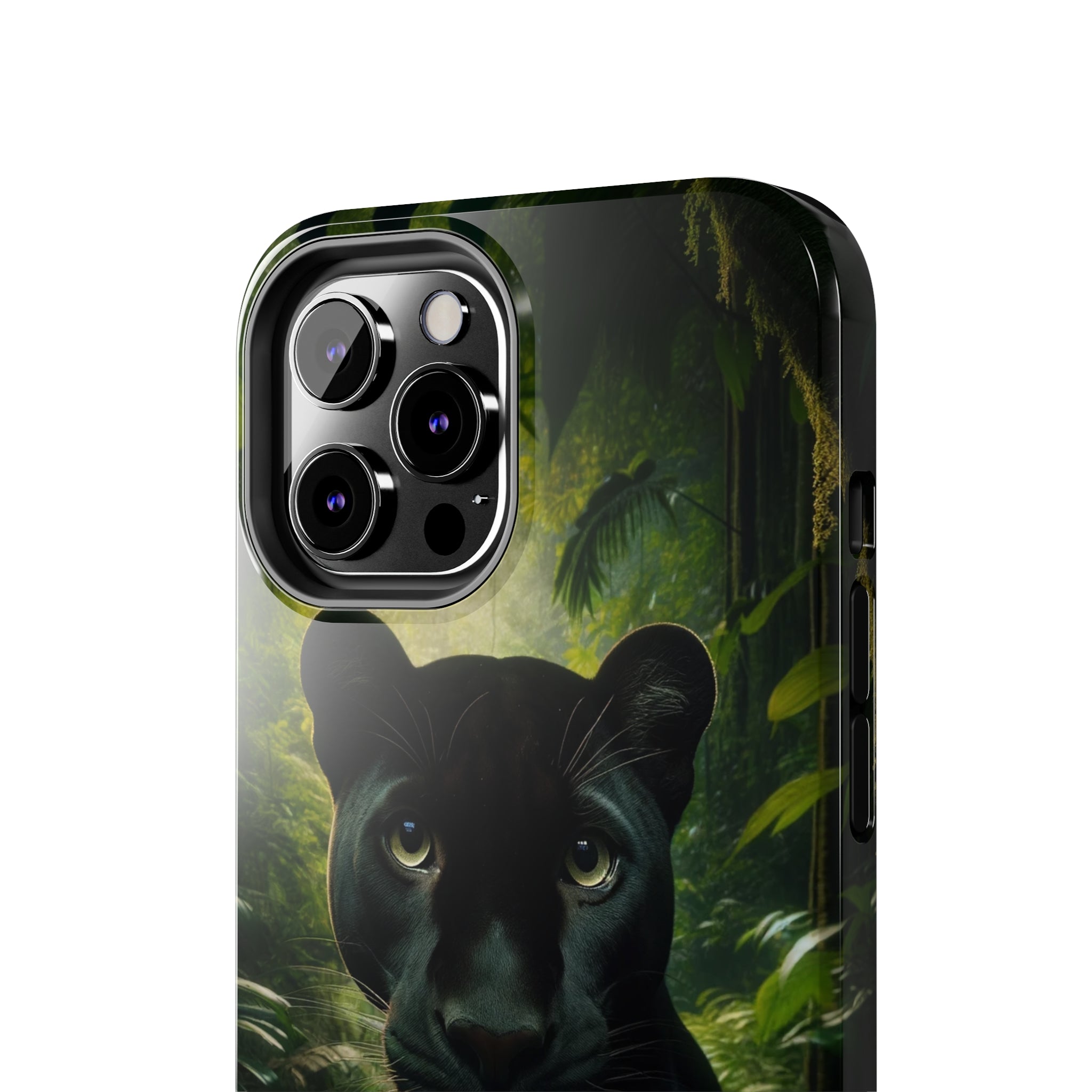 Curious black panther - Tough Phone Case