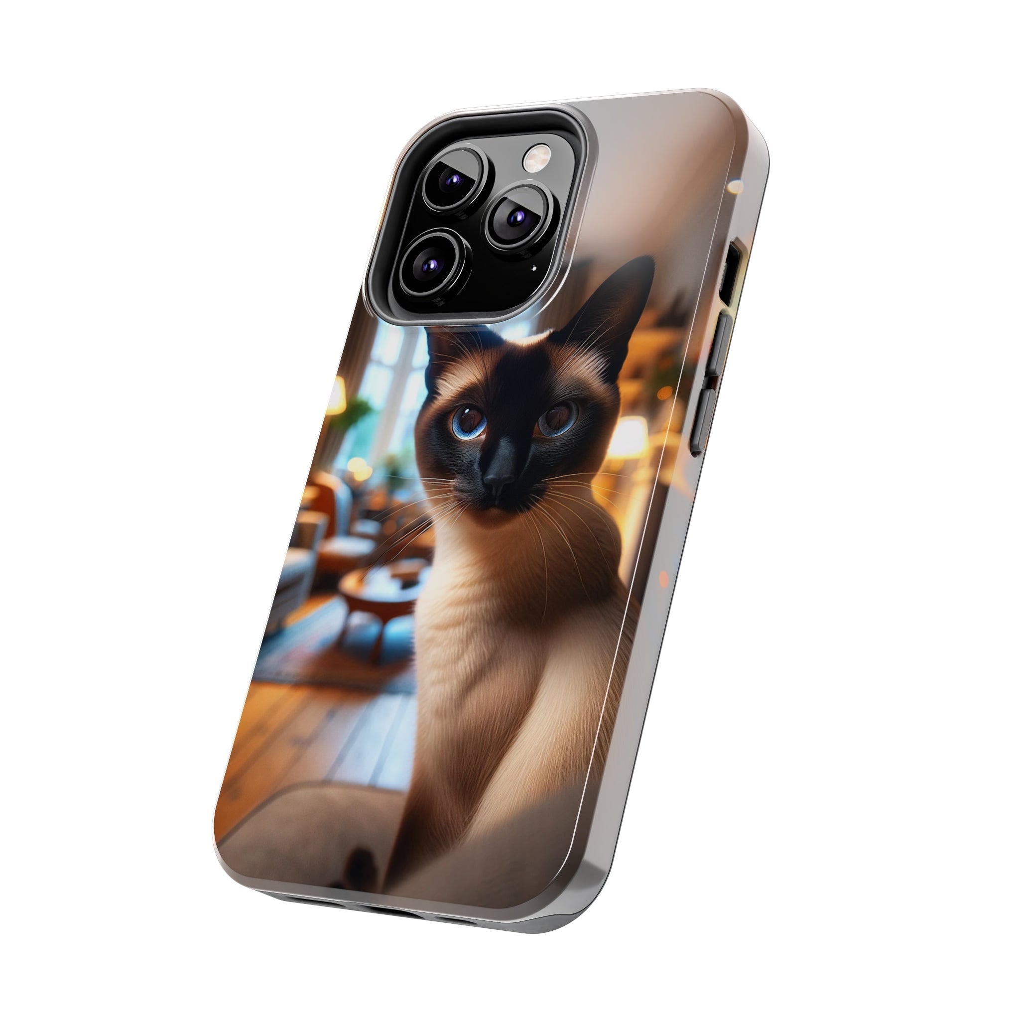 Curious cat - Tough Phone Case